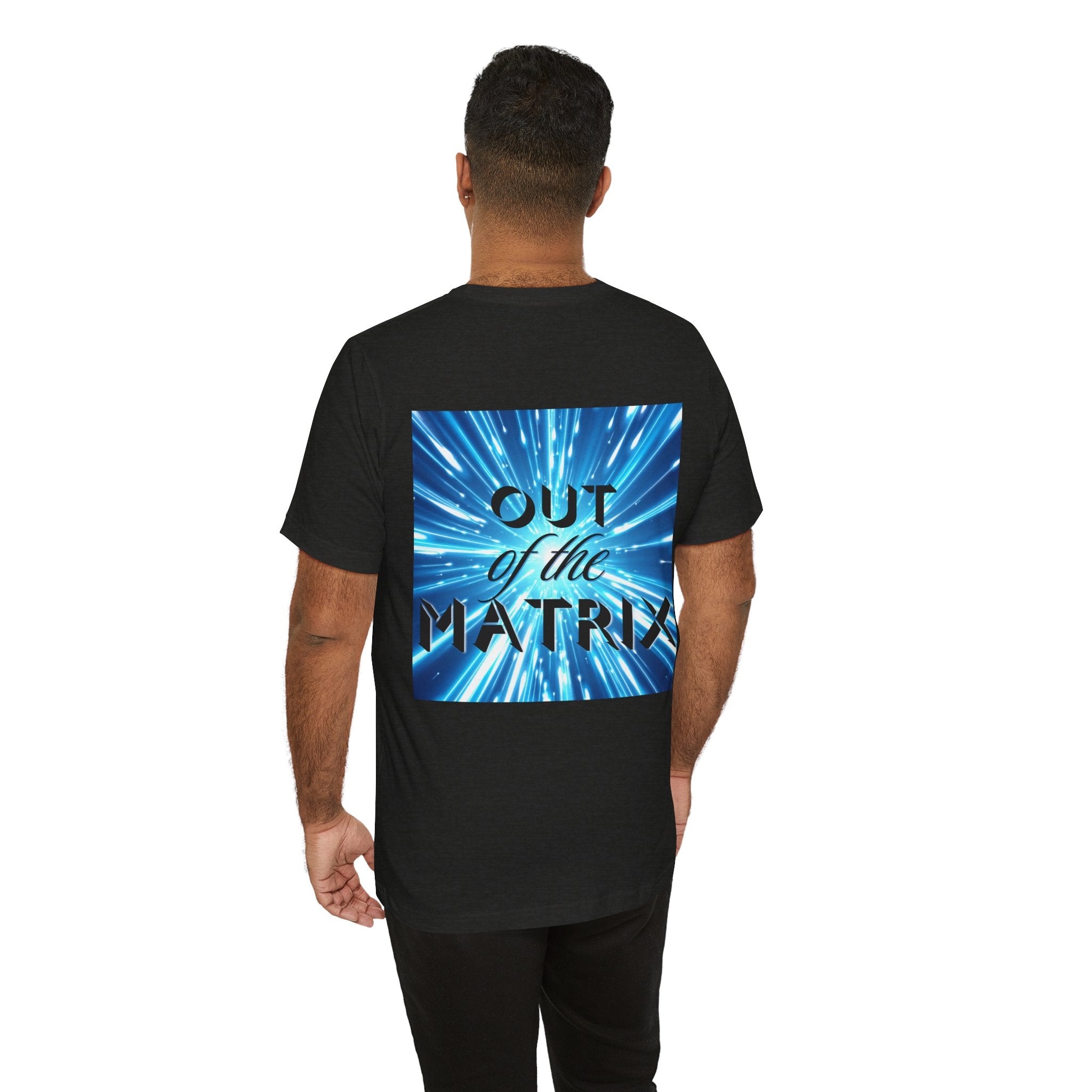Out of the Matrix – Futuristic Graphic Statement T-Shirt