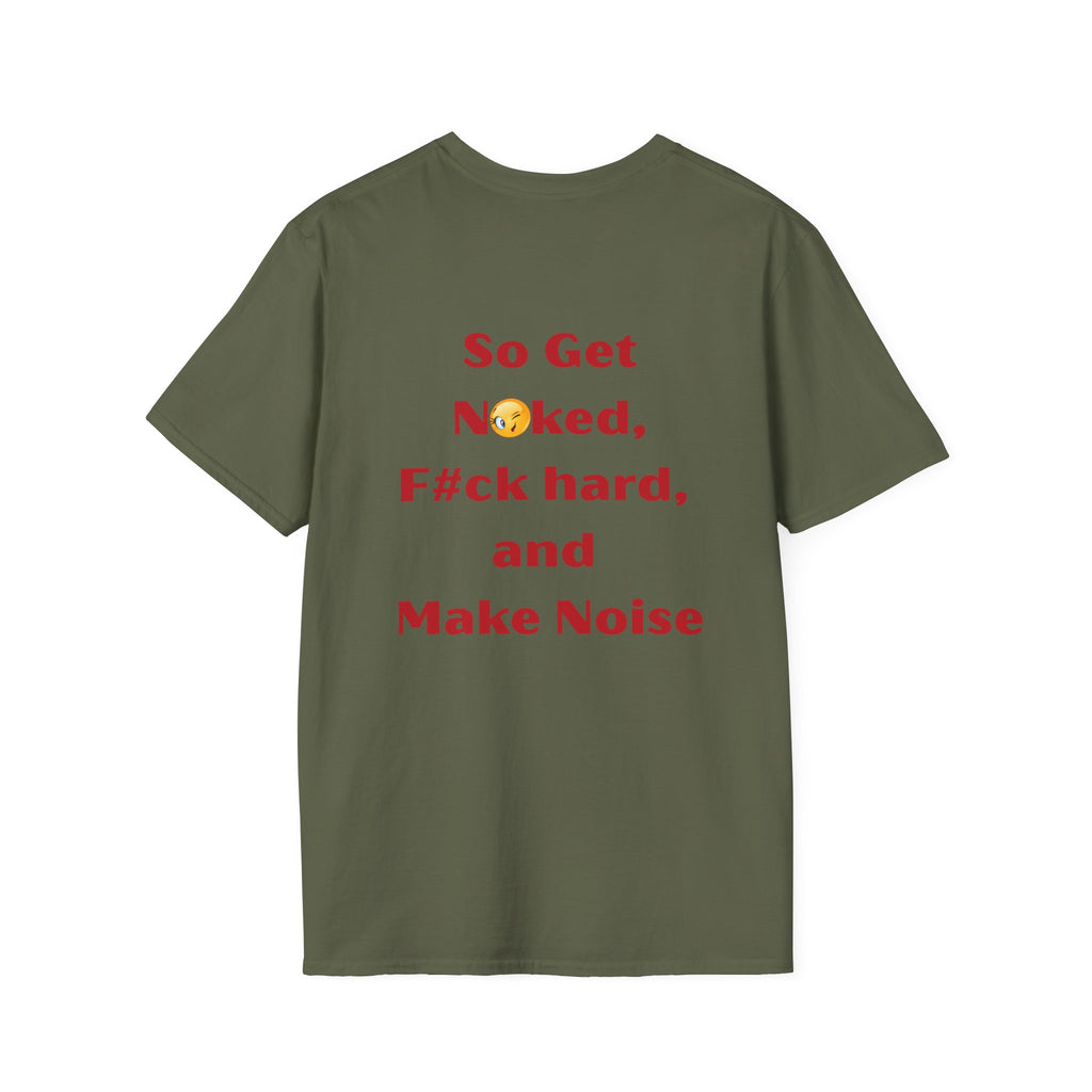 Life Is Hard Funny Adult T-Shirt  Front & Back Design, Naughty Quote Tee, Bachelorette Gift, Bold Humor Shirt