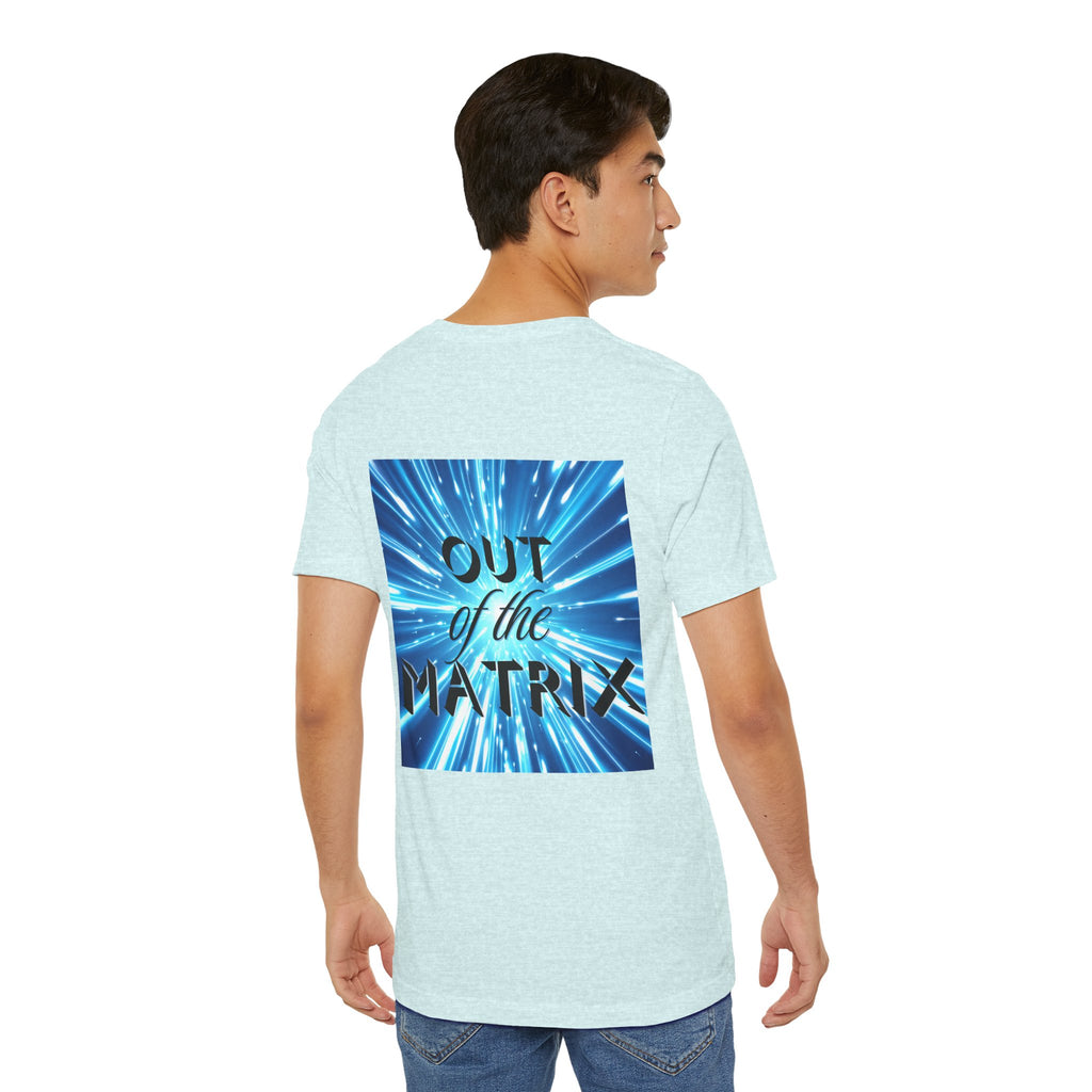 Out of the Matrix – Futuristic Graphic Statement T-Shirt