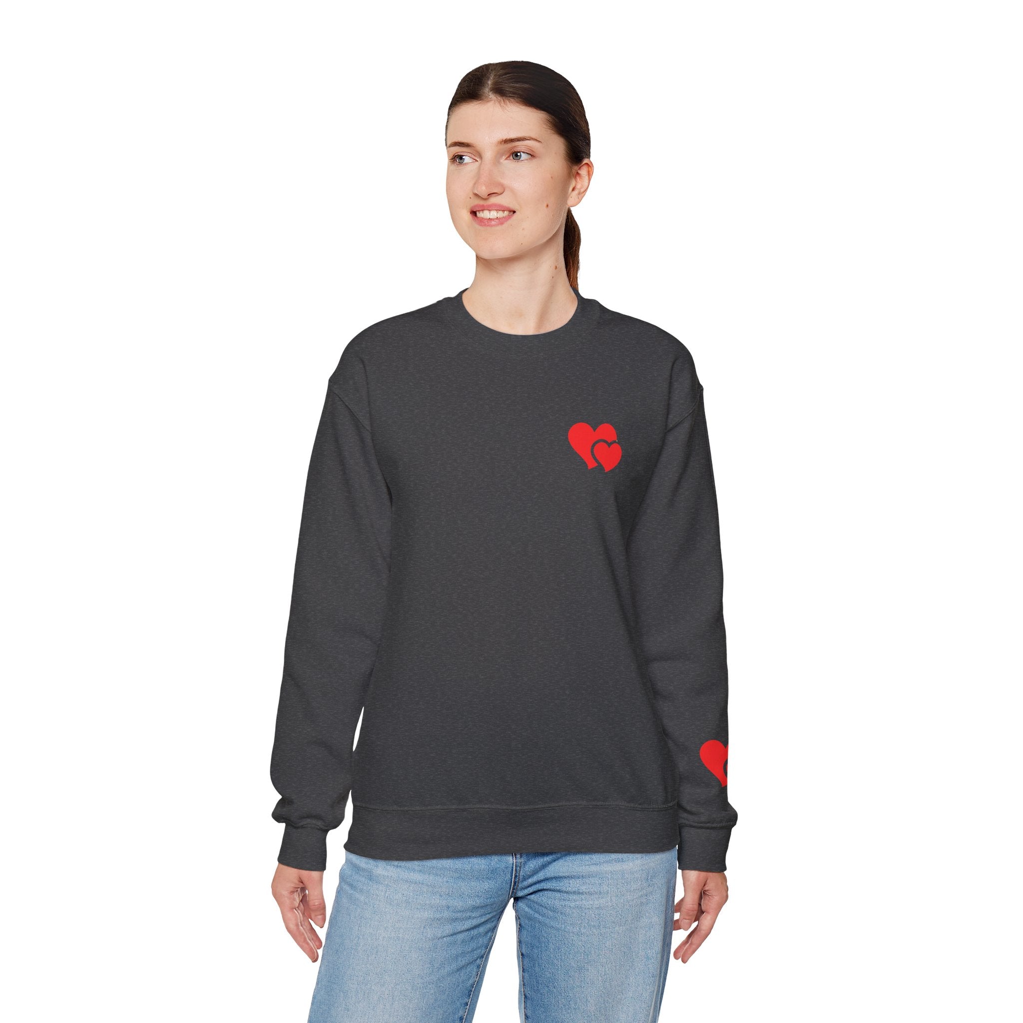 Minimal Heart Valentine Sweatshirt | Cozy Romantic Pullover