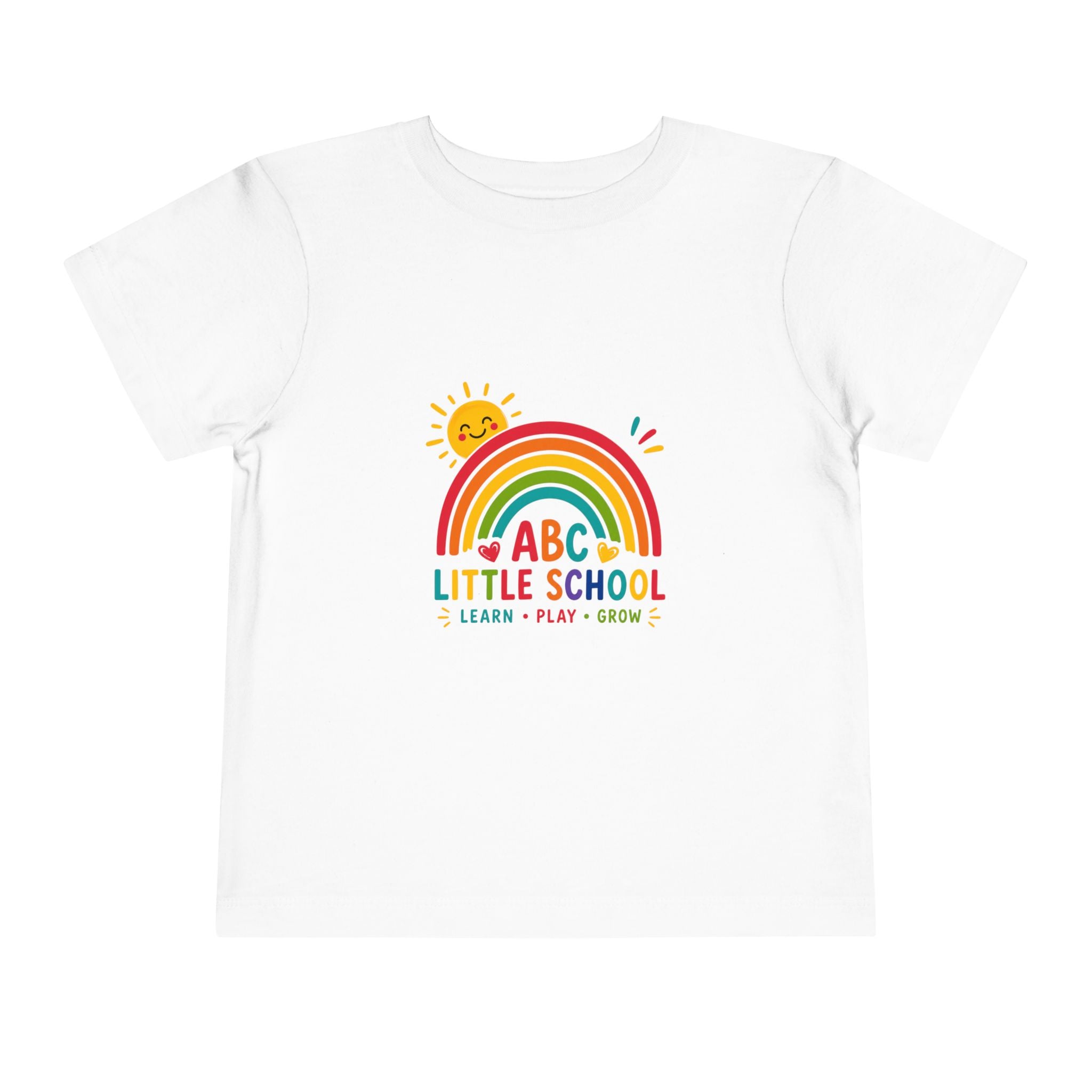 Toddler Tee — ABC Little School Rainbow Playtime Shirt