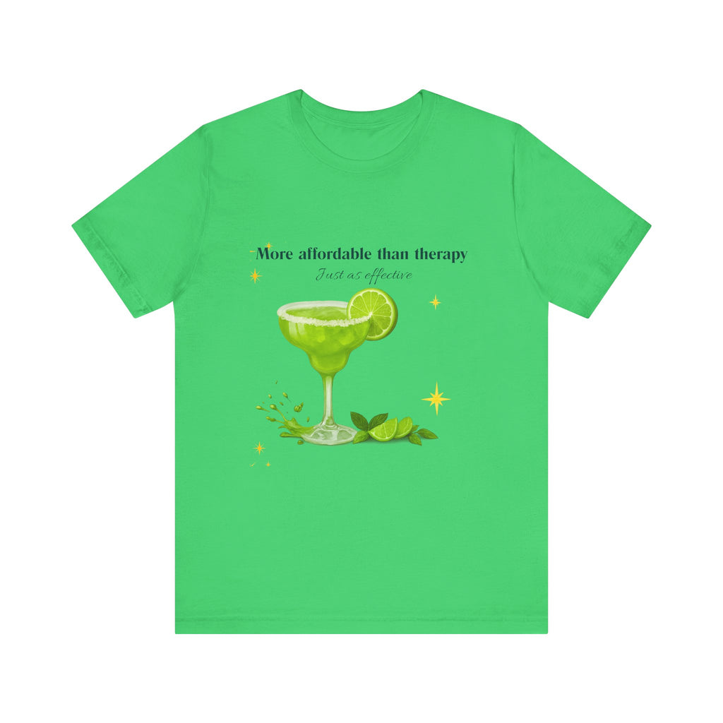 Margarita Therapy T-Shirt – Funny Summer Cocktail Tee, Unisex Humor Shirt for Taco Tuesday, Girls Brunch, or Beach Vibes