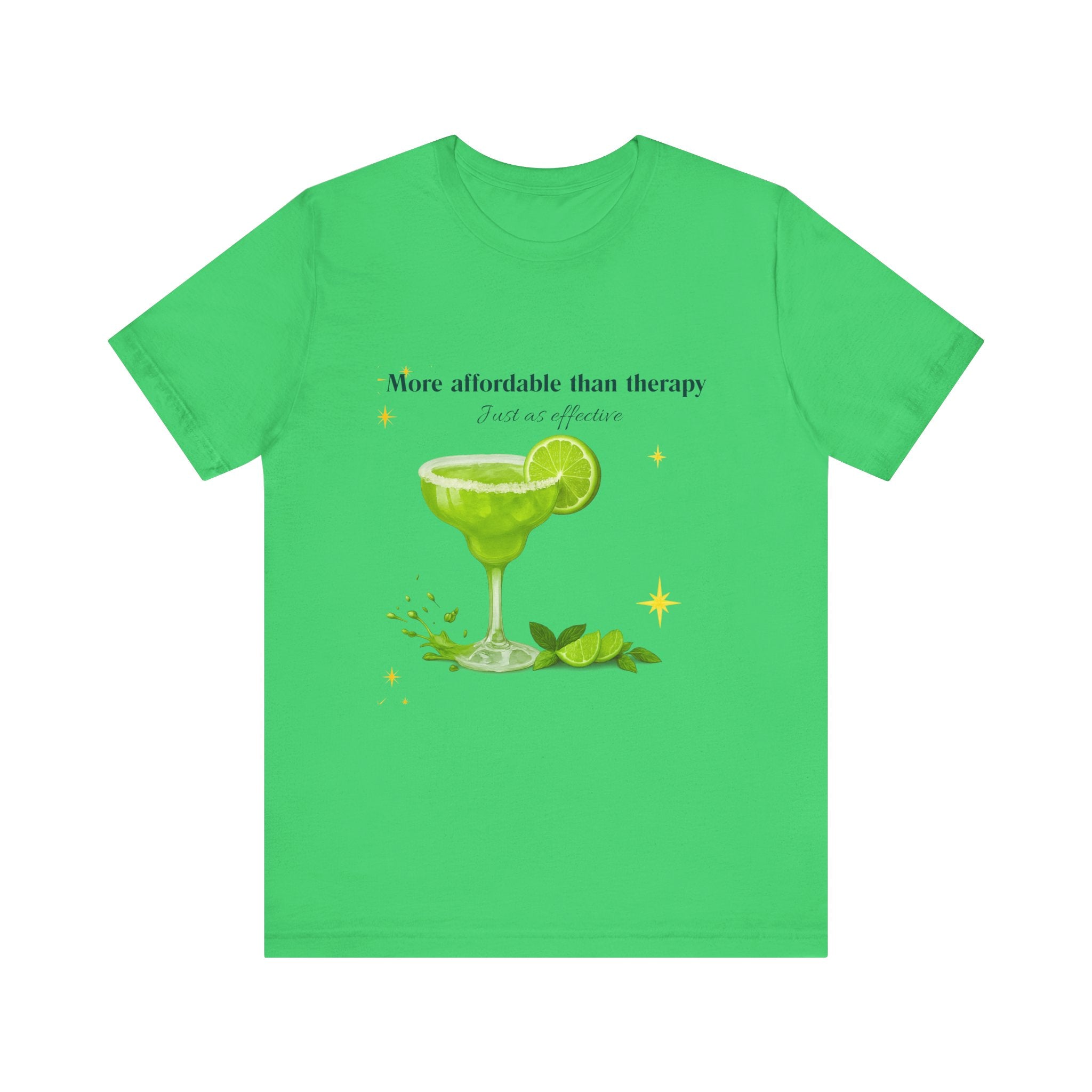 Margarita Therapy T-Shirt – Funny Summer Cocktail Tee, Unisex Humor Shirt for Taco Tuesday, Girls Brunch, or Beach Vibes