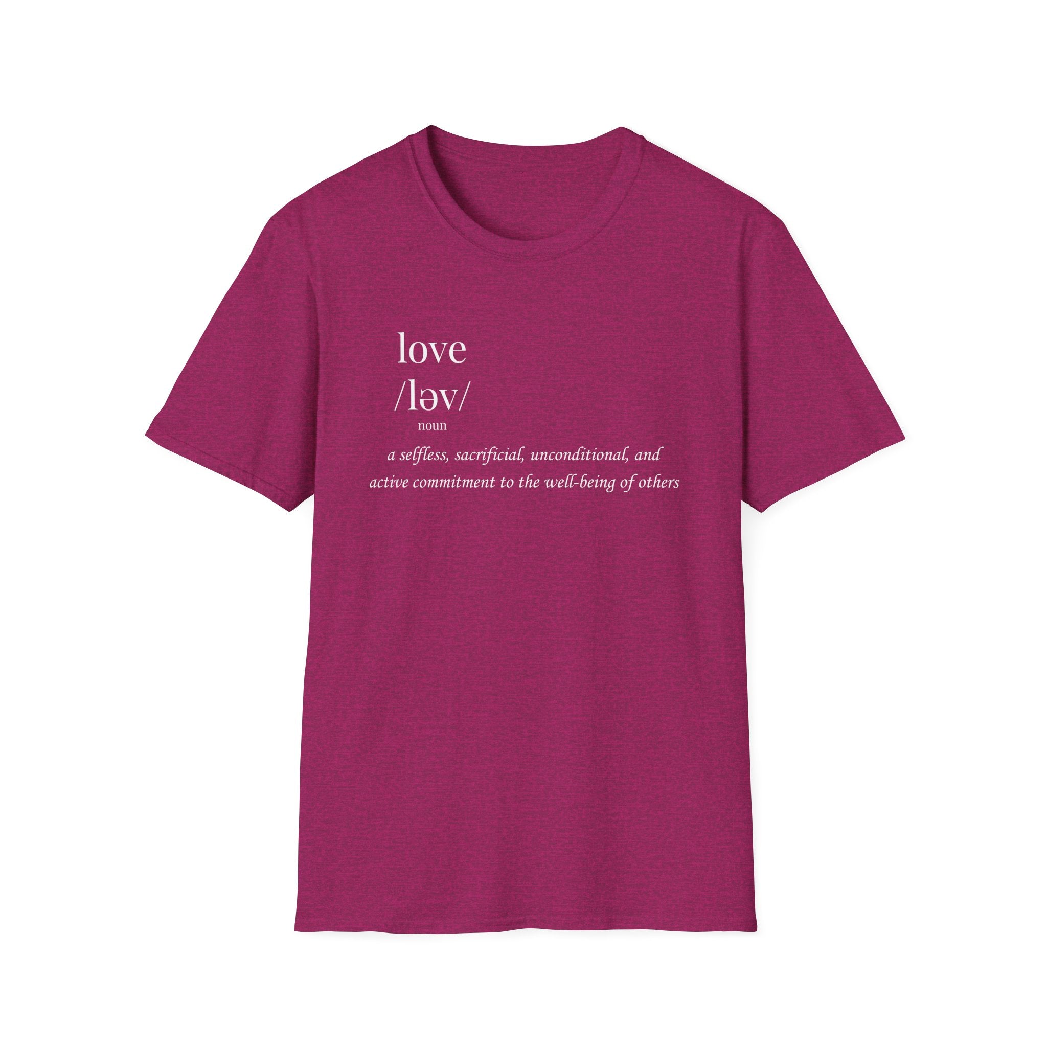 Love Definition T-Shirt | Meaningful Minimalist Graphic Tee