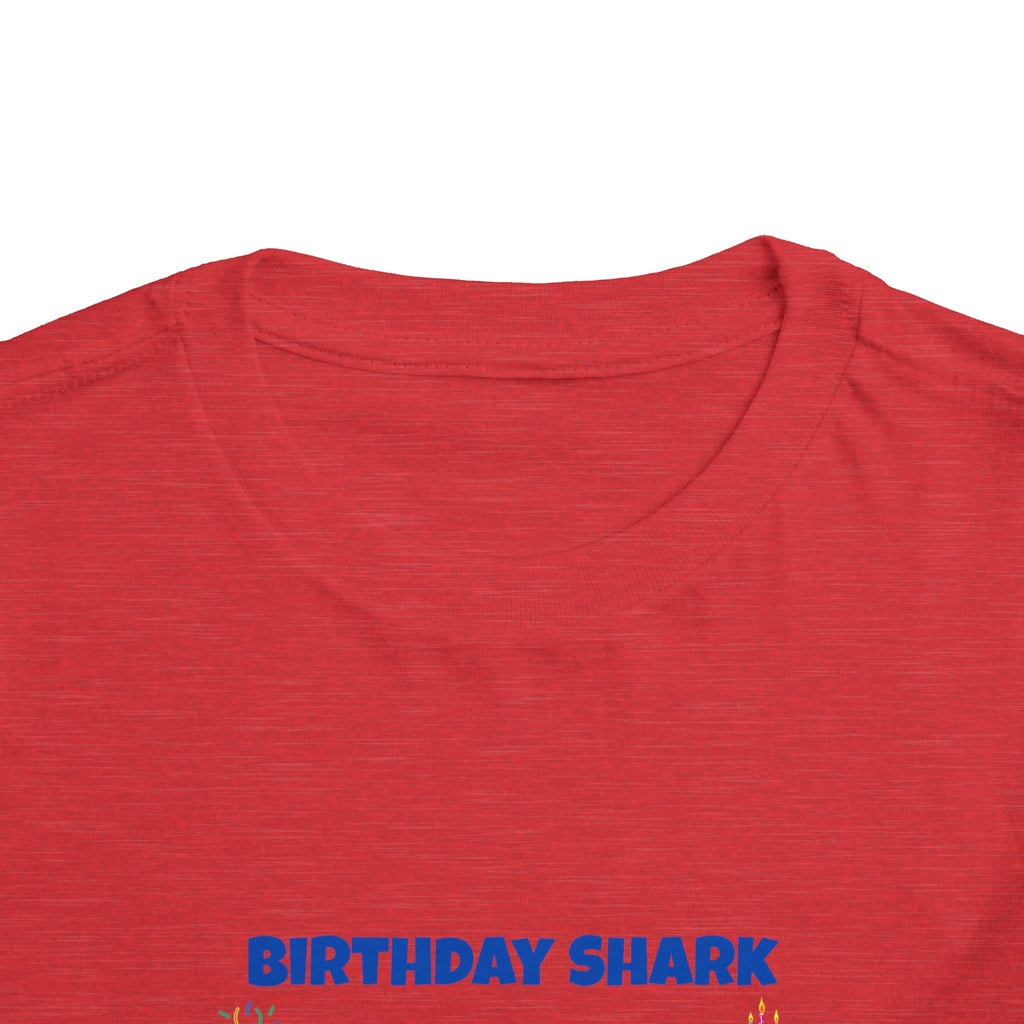 Personalized Birthday Shark TShirt for Kids  Custom Name and Age  Cute Ocean Theme Toddler Tee