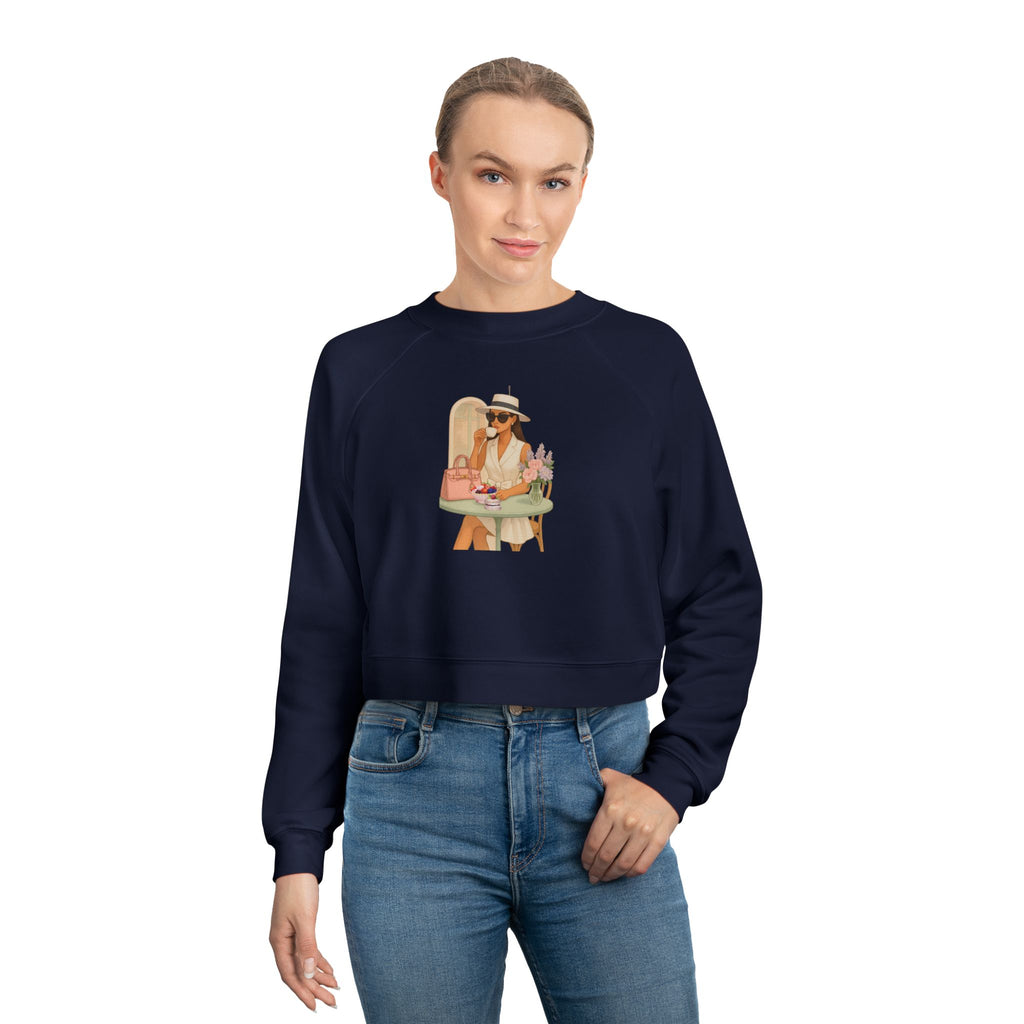 Parisian Fashion Girl Sweatshirt  Elegant French Inspired Cozy Chic Pullover