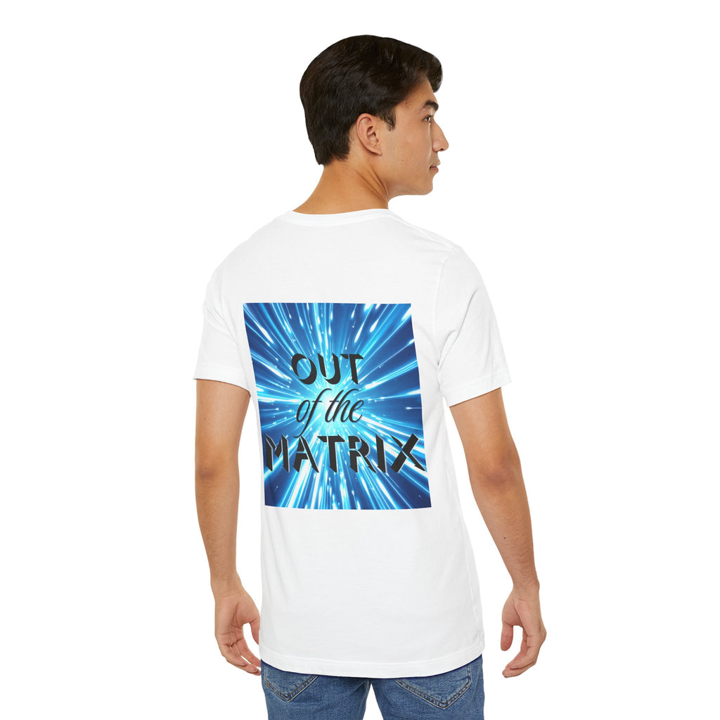 Out of the Matrix – Futuristic Graphic Statement T-Shirt