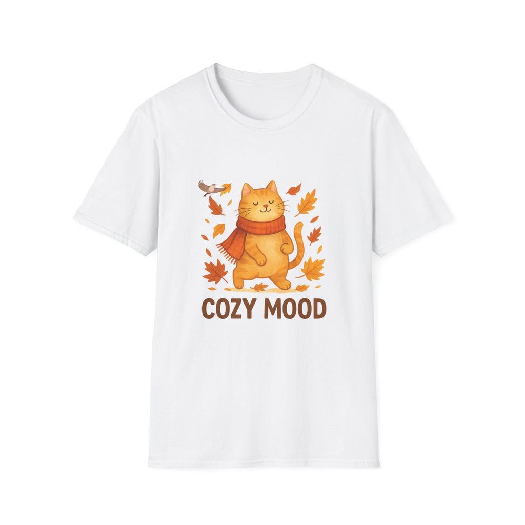Cat Lover T-Shirt – Cozy Fall Vibes Tee, Funny Graphic Gift for Cat Moms