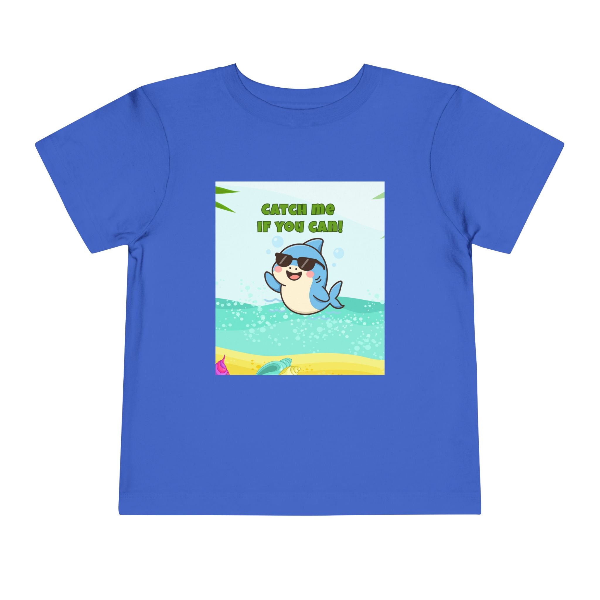 Catch Me If You Can Shark T-Shirt – Cute Toddler Tee, Fun Summer Kids Shirt
