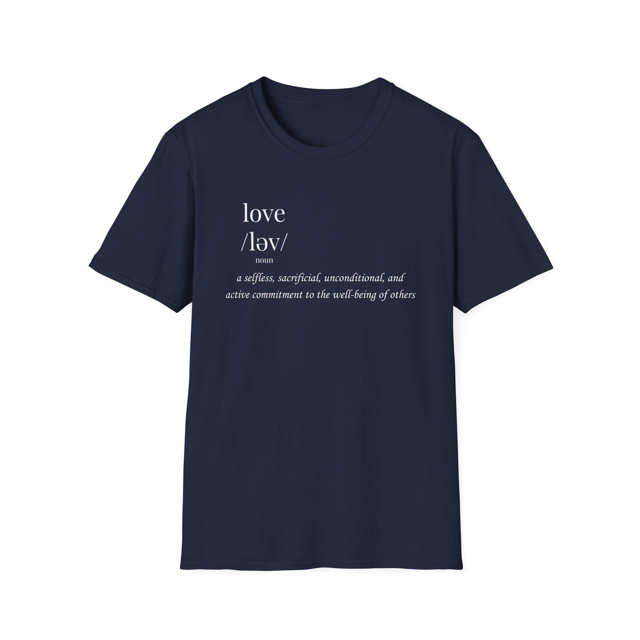 Love Definition T-Shirt | Meaningful Minimalist Graphic Tee