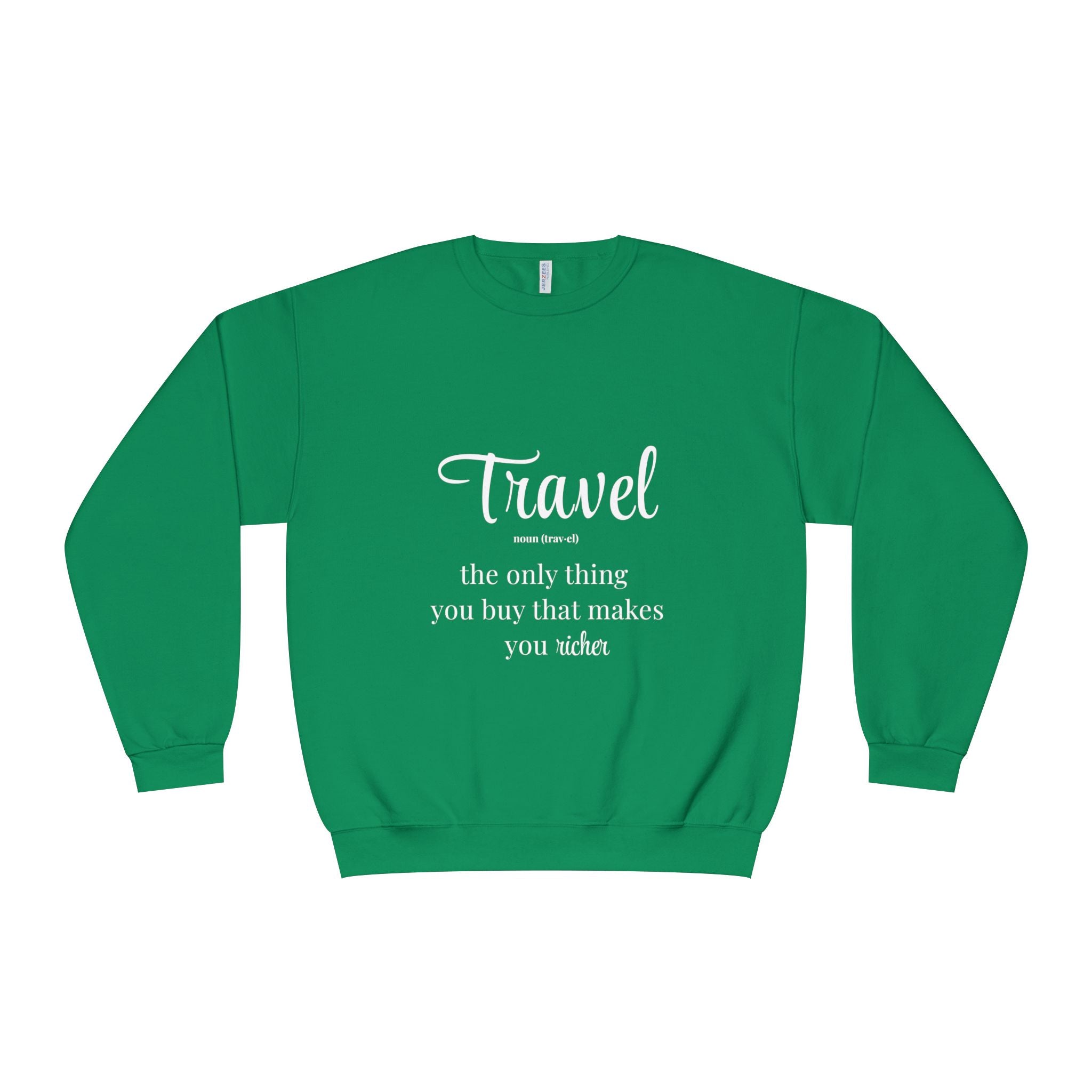 Classic White Crewneck Sweatshirt – Unisex Cozy Pullover
