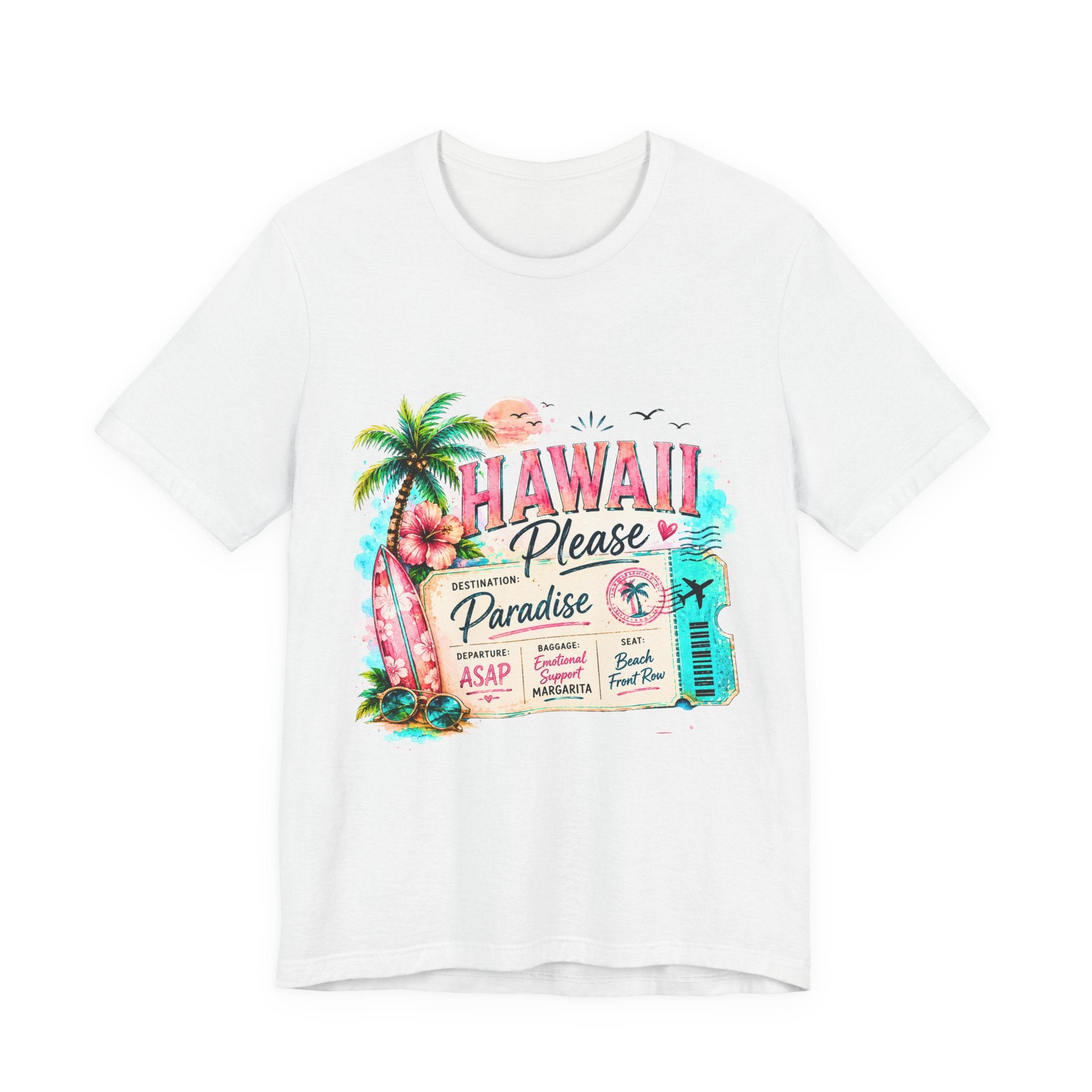 Hawaii Please Paradise Vintage Surf T-Shirt
