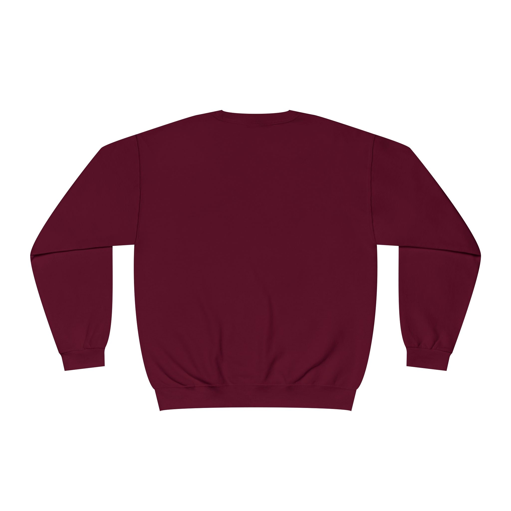 Classic White Crewneck Sweatshirt – Unisex Cozy Pullover