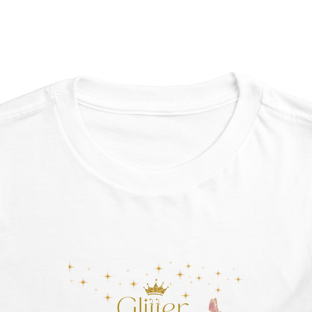 Glitter Is My Favorite Color  Princess T Shirt for Girls Cute Sparkle Tee for Kids