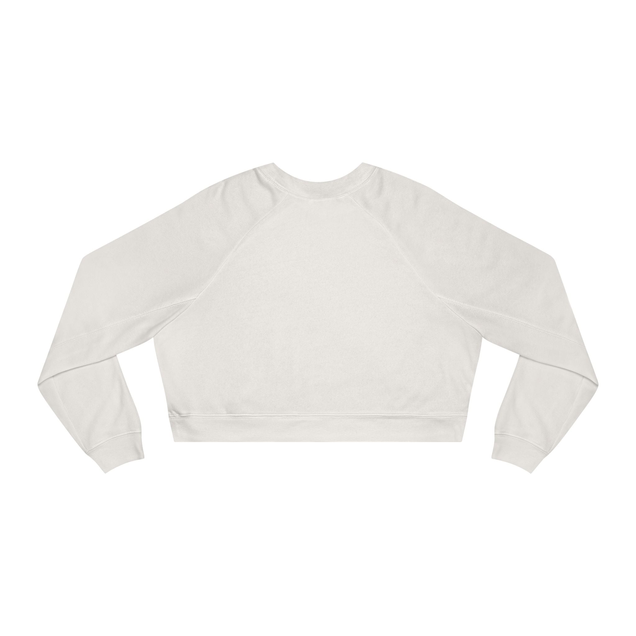 Cat Lover Cropped Fleece Pullover – Women’s Cozy Sweatshirt for Fall Fashion & Gifts