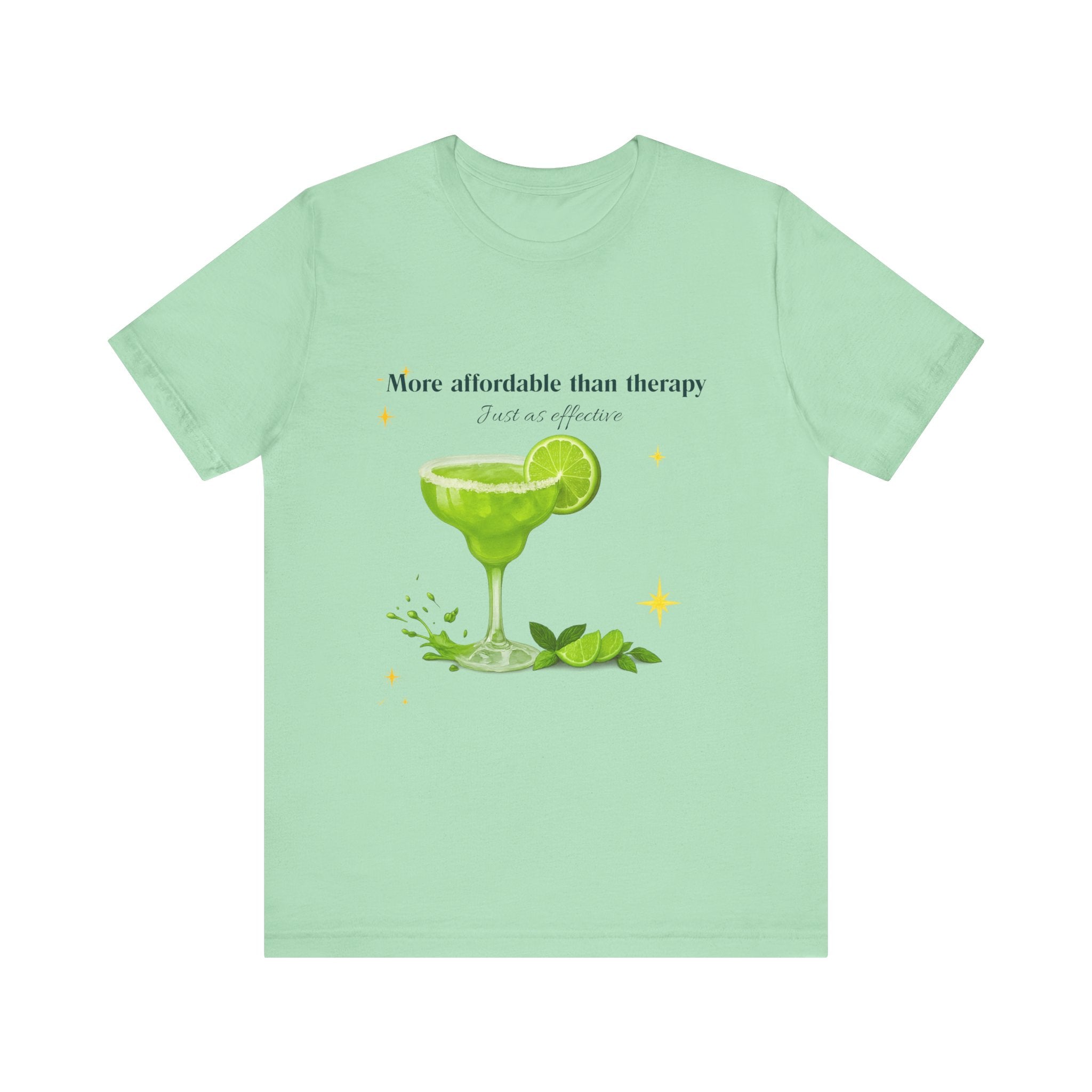 Margarita Therapy T-Shirt – Funny Summer Cocktail Tee, Unisex Humor Shirt for Taco Tuesday, Girls Brunch, or Beach Vibes