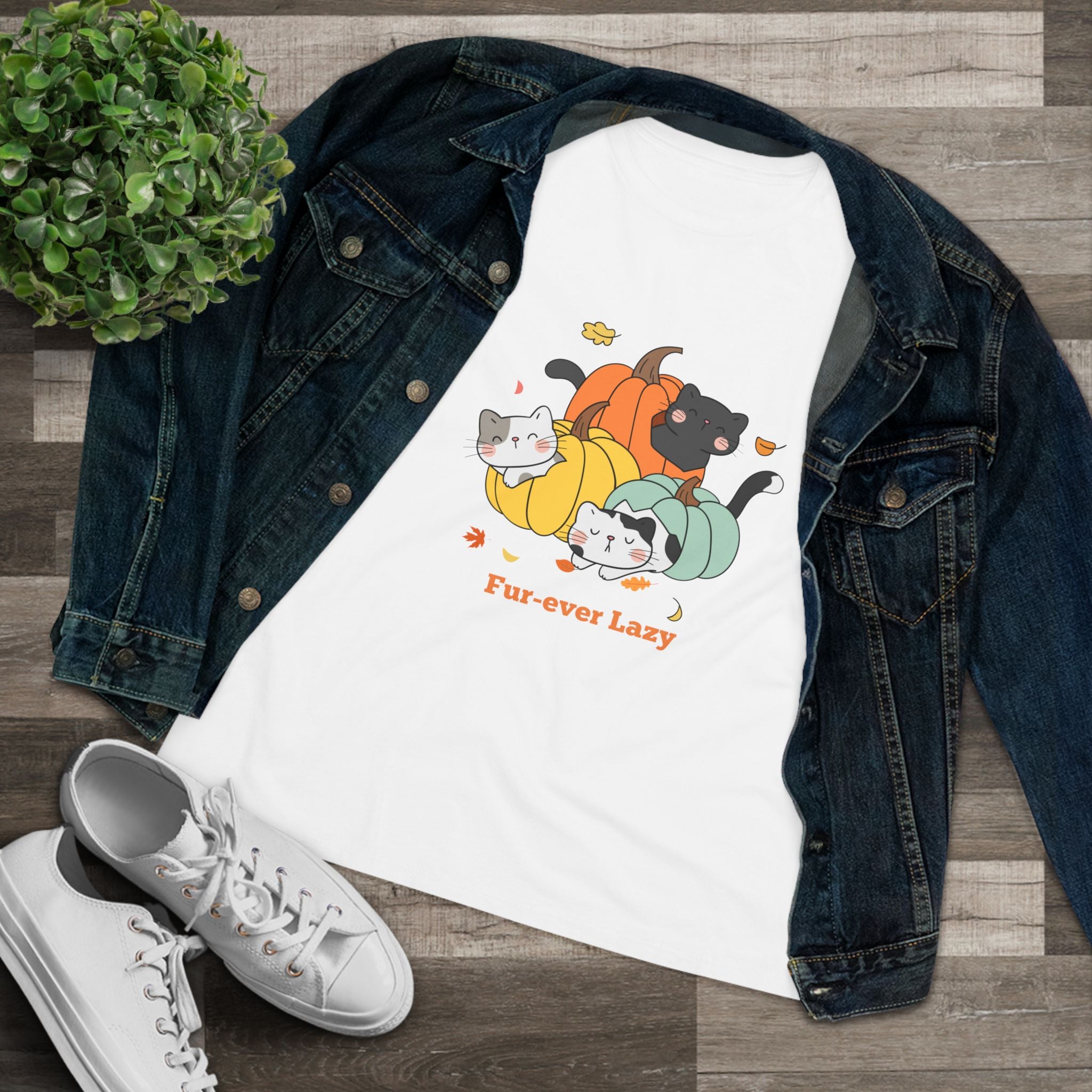Cute Cat Lovers Tee, Funny Cat Apparel, Gift for Pet Owners, Lazy Cat Shirt, Fall Fashion