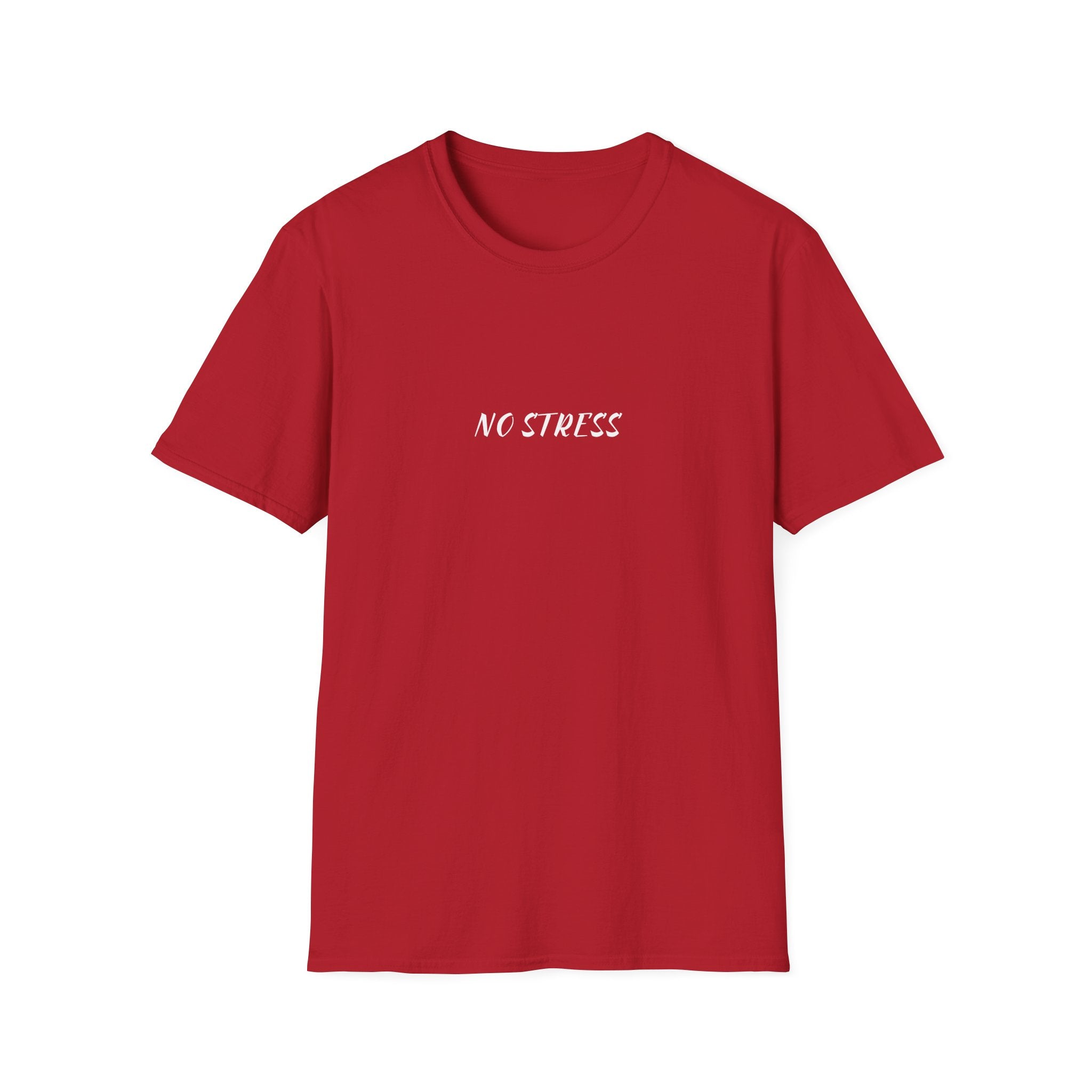 No Stress Tee | Minimalist Quote Shirt | Casual Everyday Graphic T-Shirt