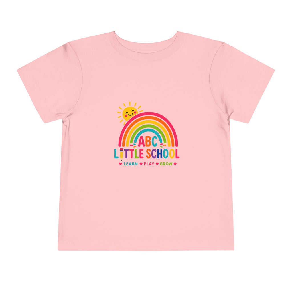 Toddler Tee — ABC Little School Rainbow Back-to-School Shirt