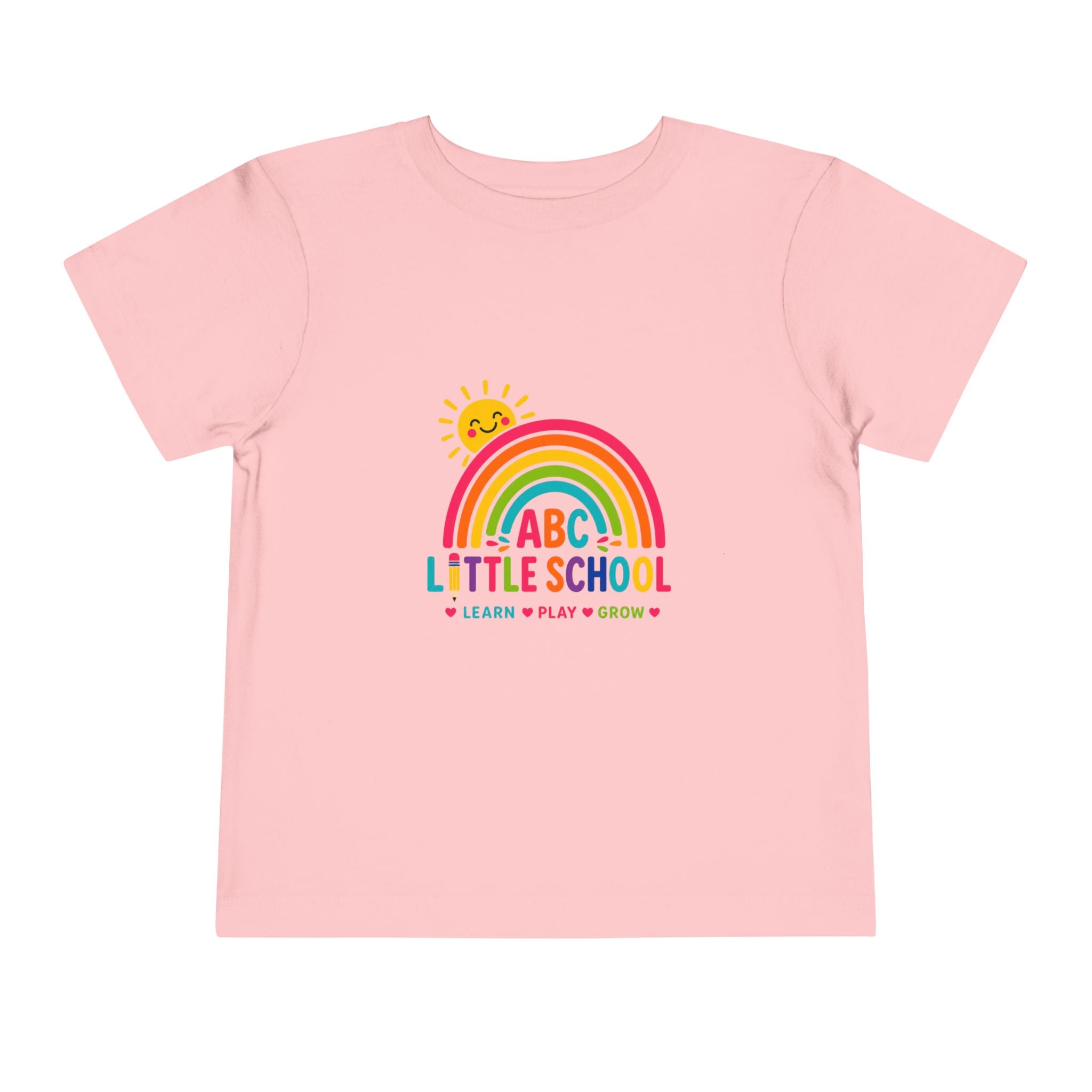 Toddler Tee — ABC Little School Rainbow Back-to-School Shirt
