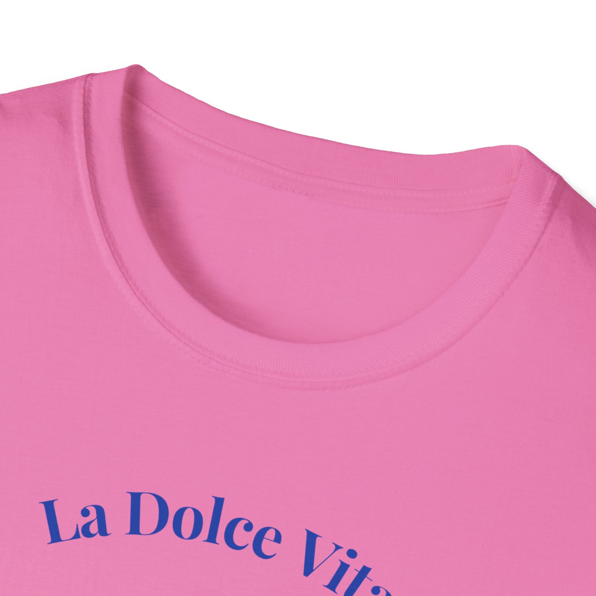 La Dolce Vita Graphic Tee | Floral Lemon & Lavender T-Shirt | Unisex Softstyle.