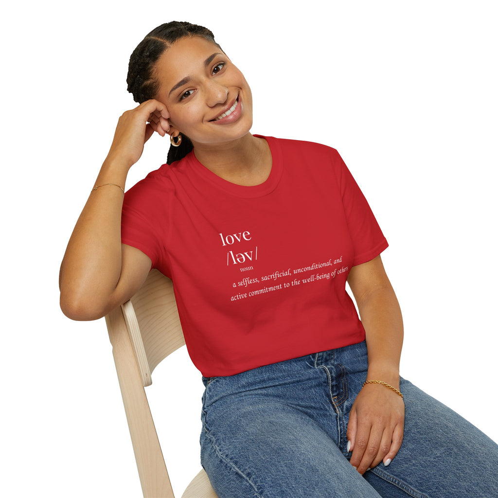 Love Definition T-Shirt | Meaningful Minimalist Graphic Tee