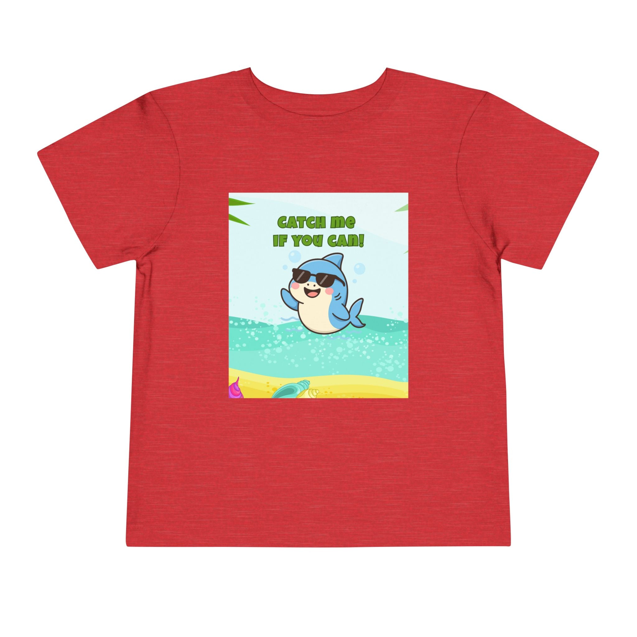 Catch Me If You Can Shark T-Shirt – Cute Toddler Tee, Fun Summer Kids Shirt