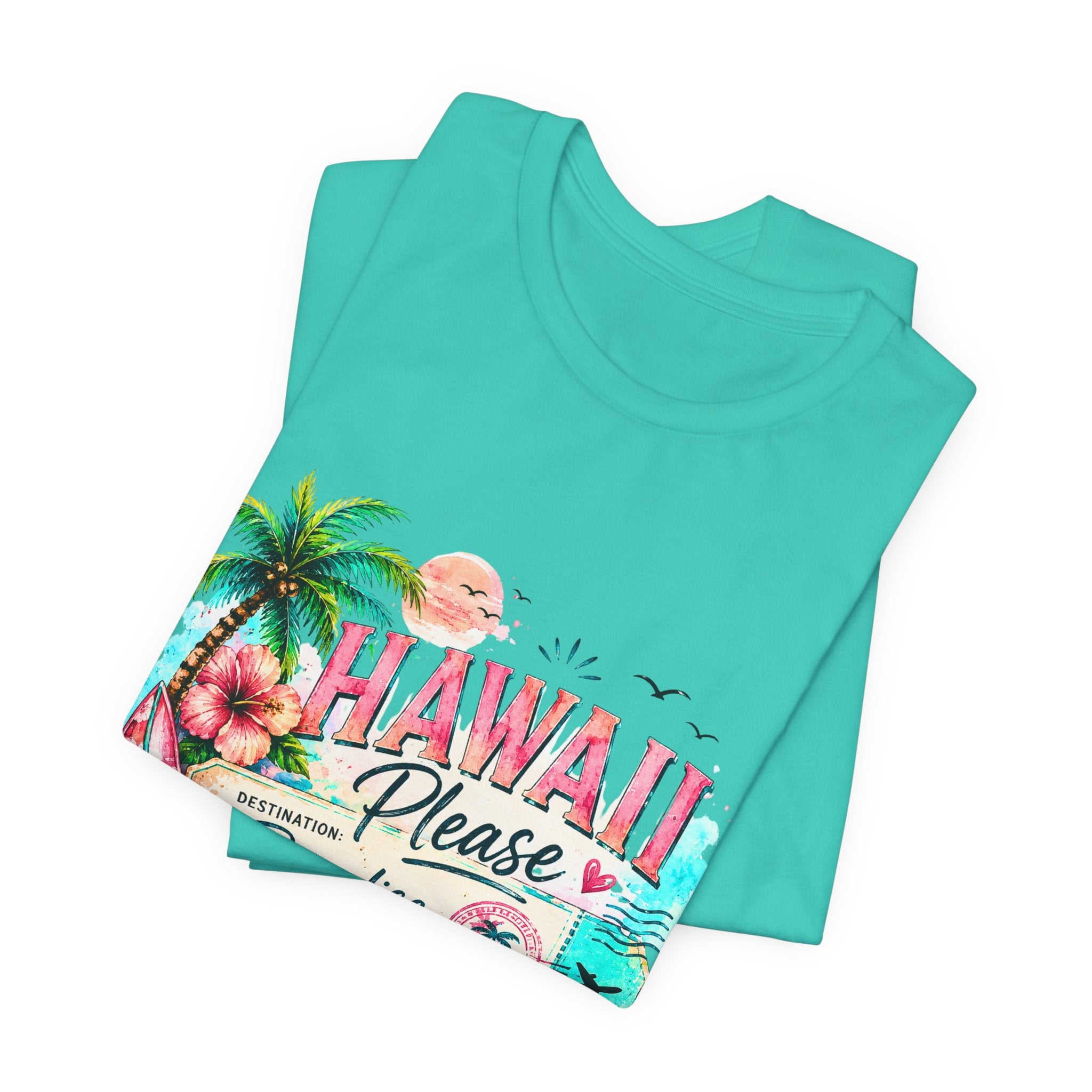 Hawaii Please Paradise Vintage Surf T-Shirt
