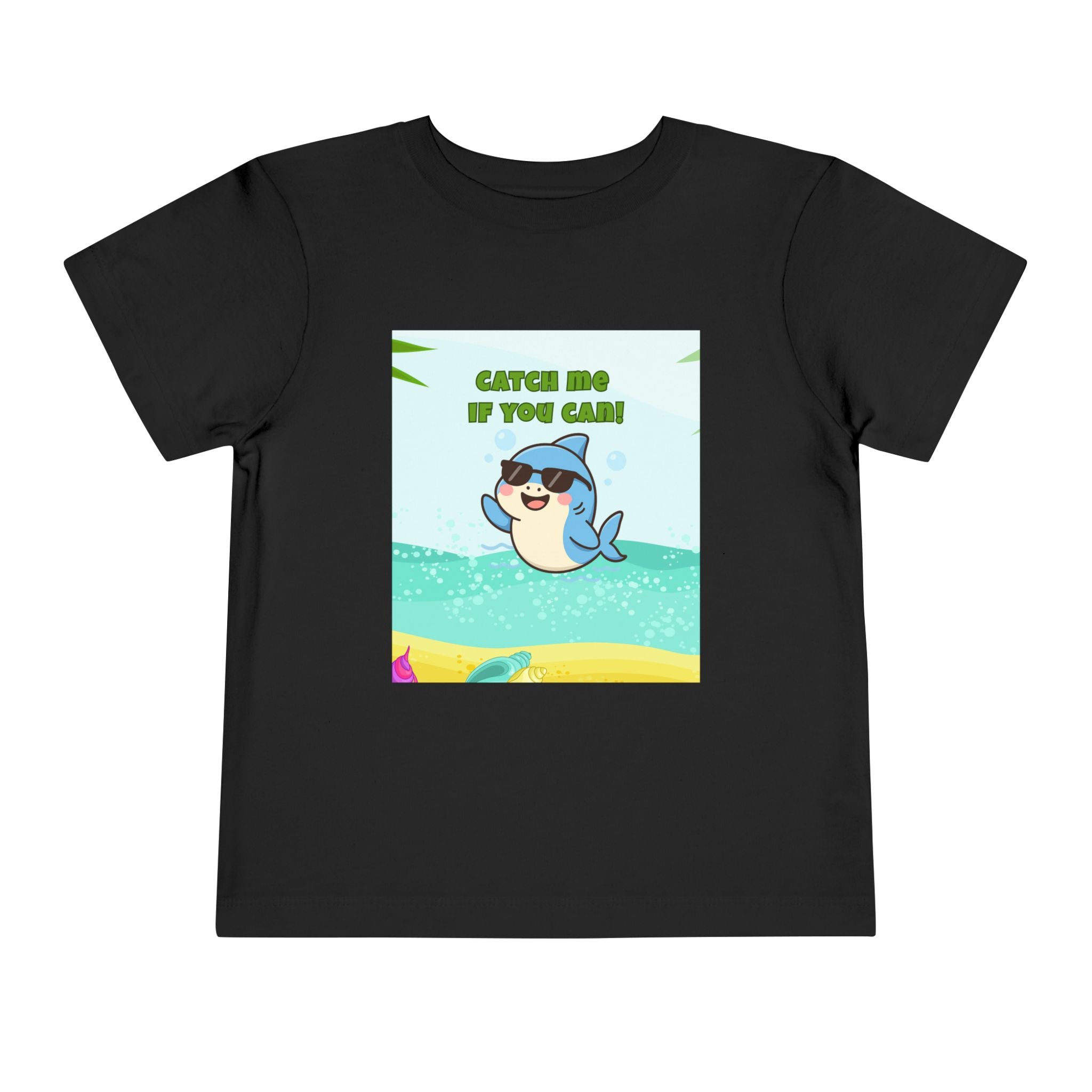 Catch Me If You Can Shark T-Shirt – Cute Toddler Tee, Fun Summer Kids Shirt