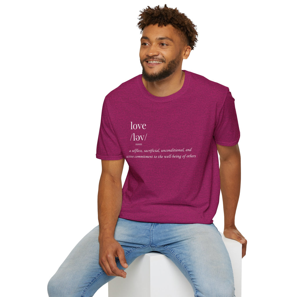 Love Definition T-Shirt | Meaningful Minimalist Graphic Tee