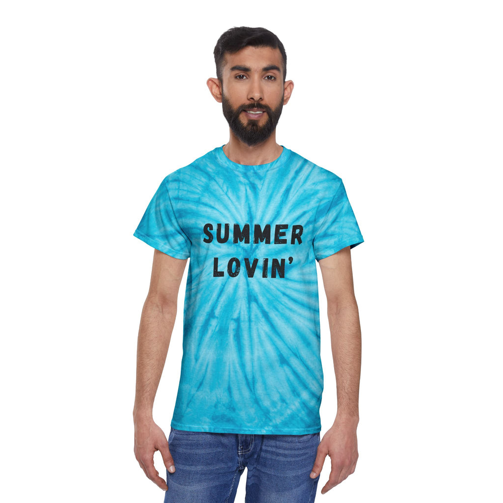 Custom Summer Lovin Tie-Dye T-Shirt | Personalized Retro Style Cyclone Tee