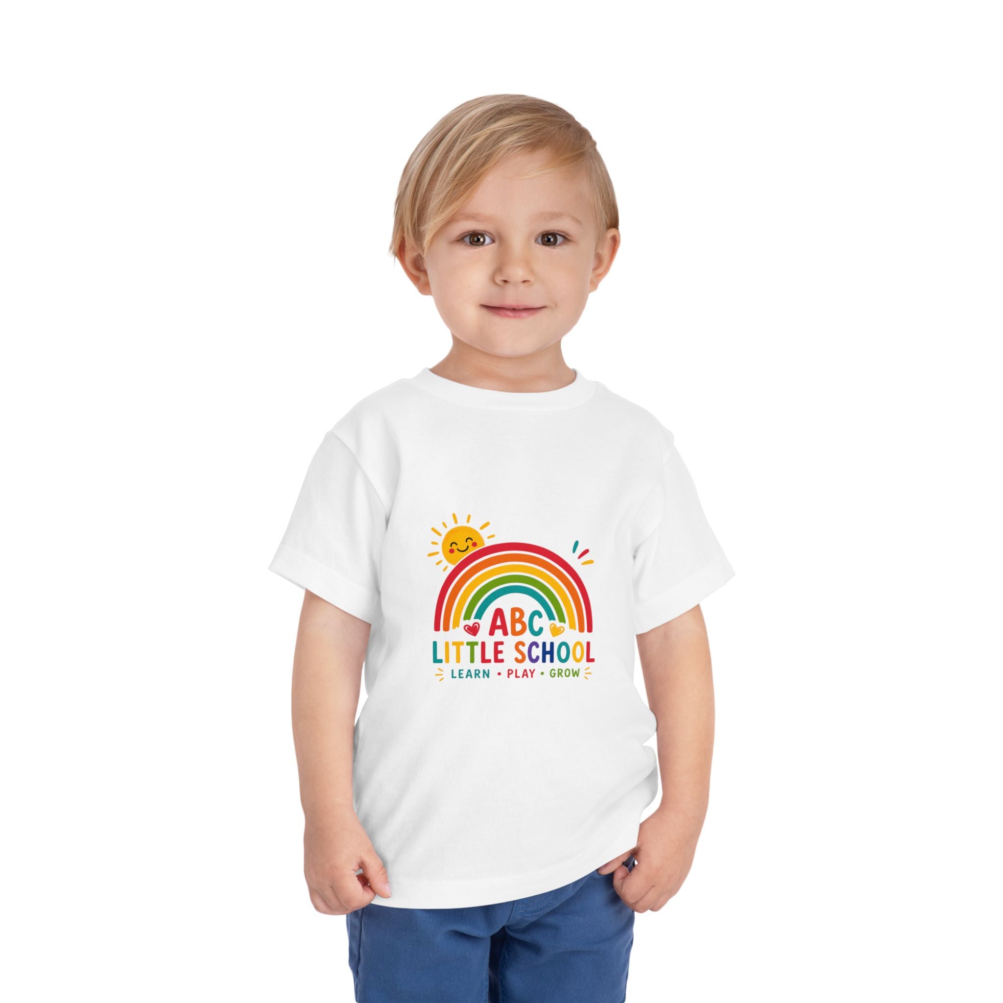 Toddler Tee — ABC Little School Rainbow Playtime Shirt