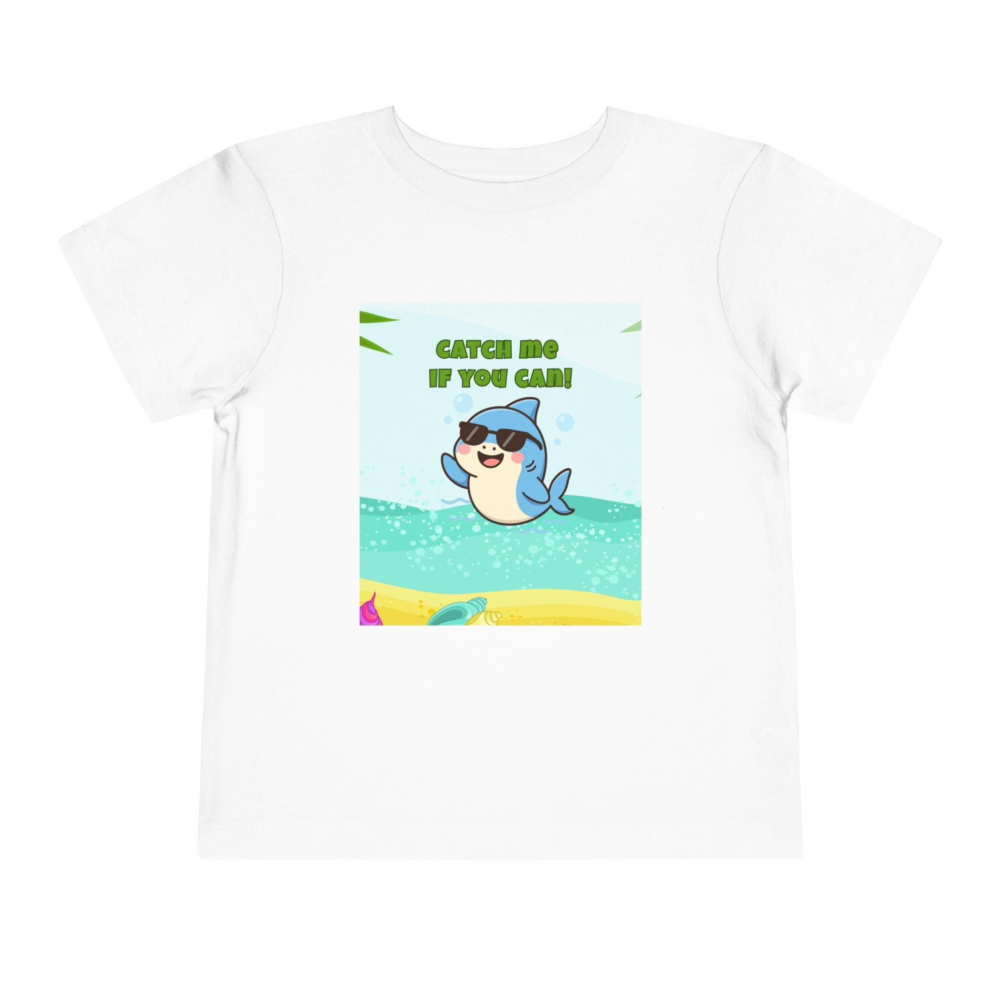 Catch Me If You Can Shark T-Shirt – Cute Toddler Tee, Fun Summer Kids Shirt