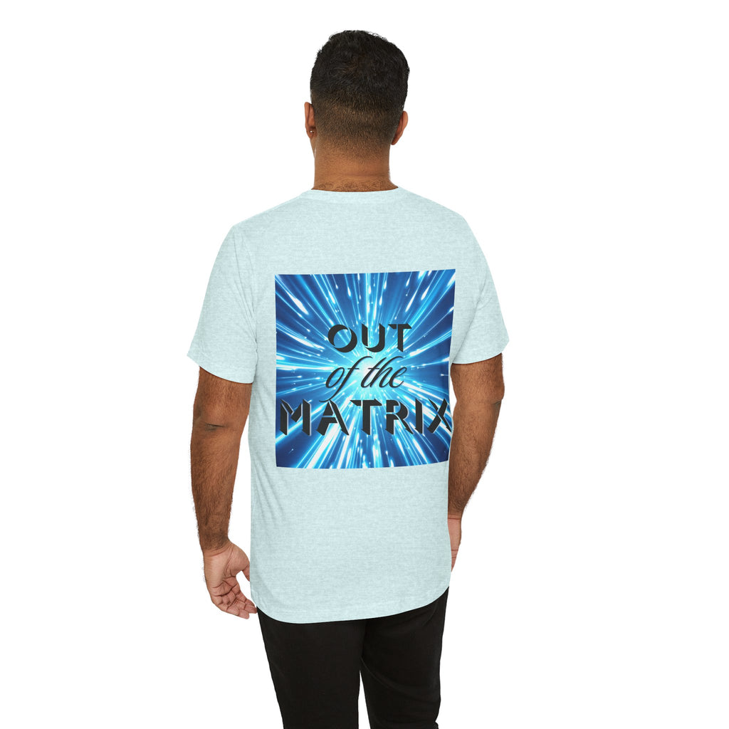 Out of the Matrix – Futuristic Graphic Statement T-Shirt