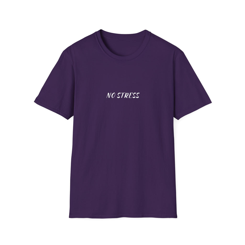 No Stress Tee | Minimalist Quote Shirt | Casual Everyday Graphic T-Shirt