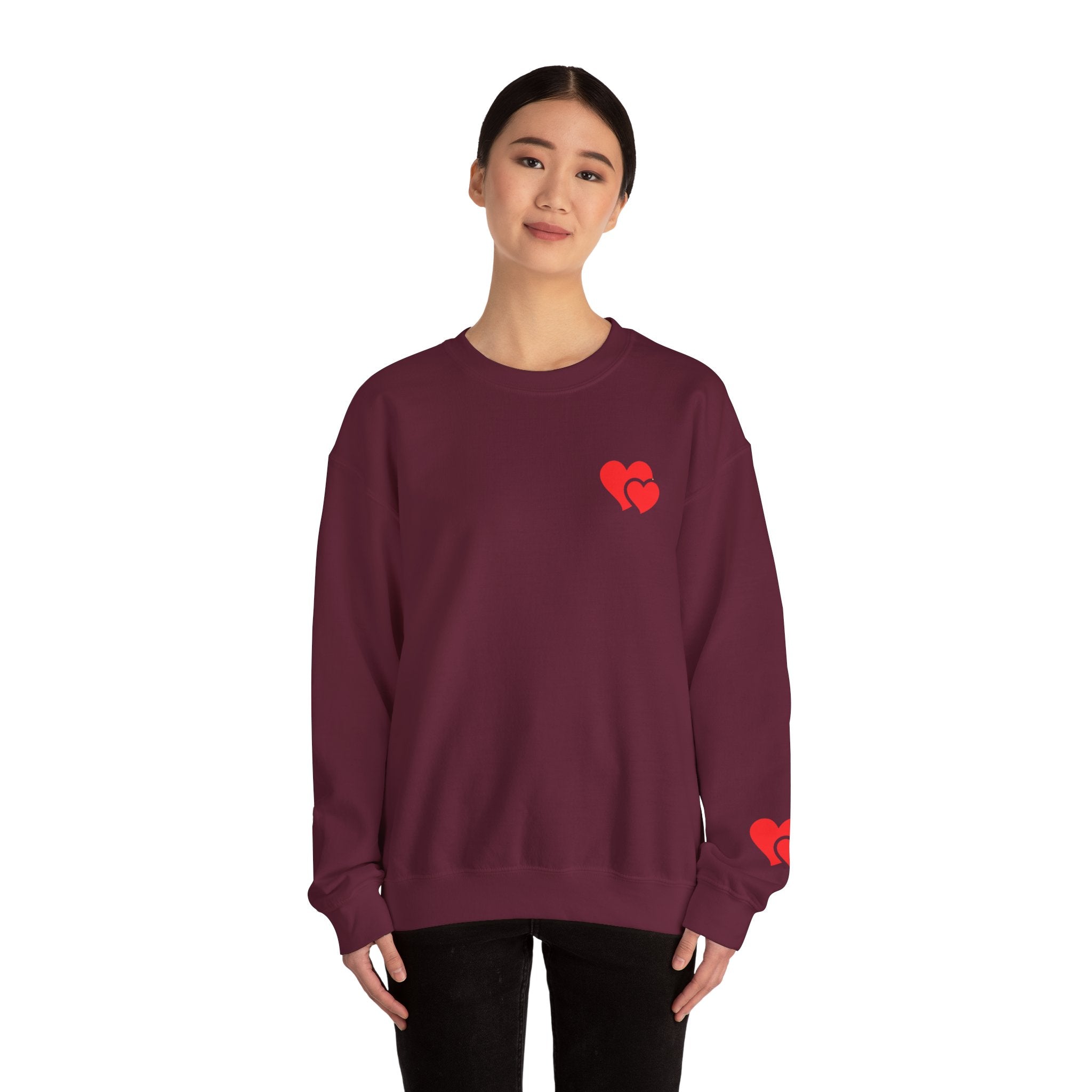 Minimal Heart Valentine Sweatshirt | Cozy Romantic Pullover