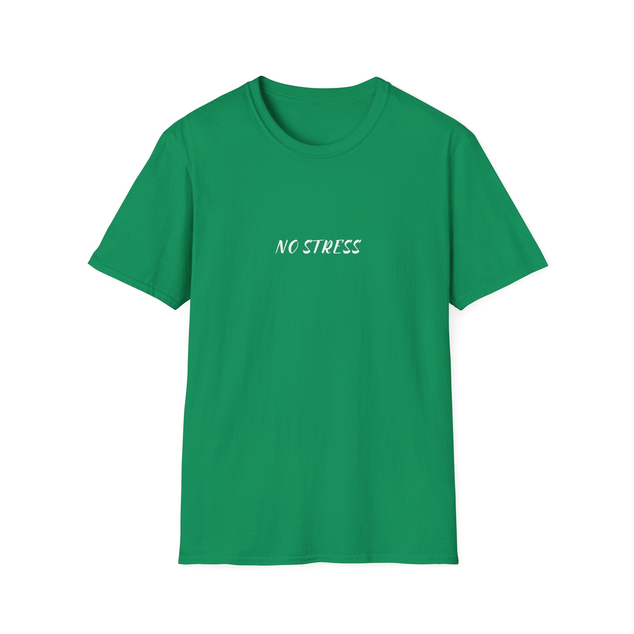 No Stress Tee | Minimalist Quote Shirt | Casual Everyday Graphic T-Shirt