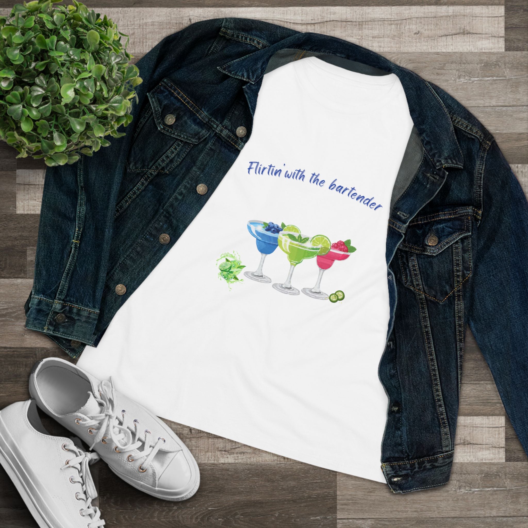 Flirtin with the Bartender | Funny Margarita TShirt