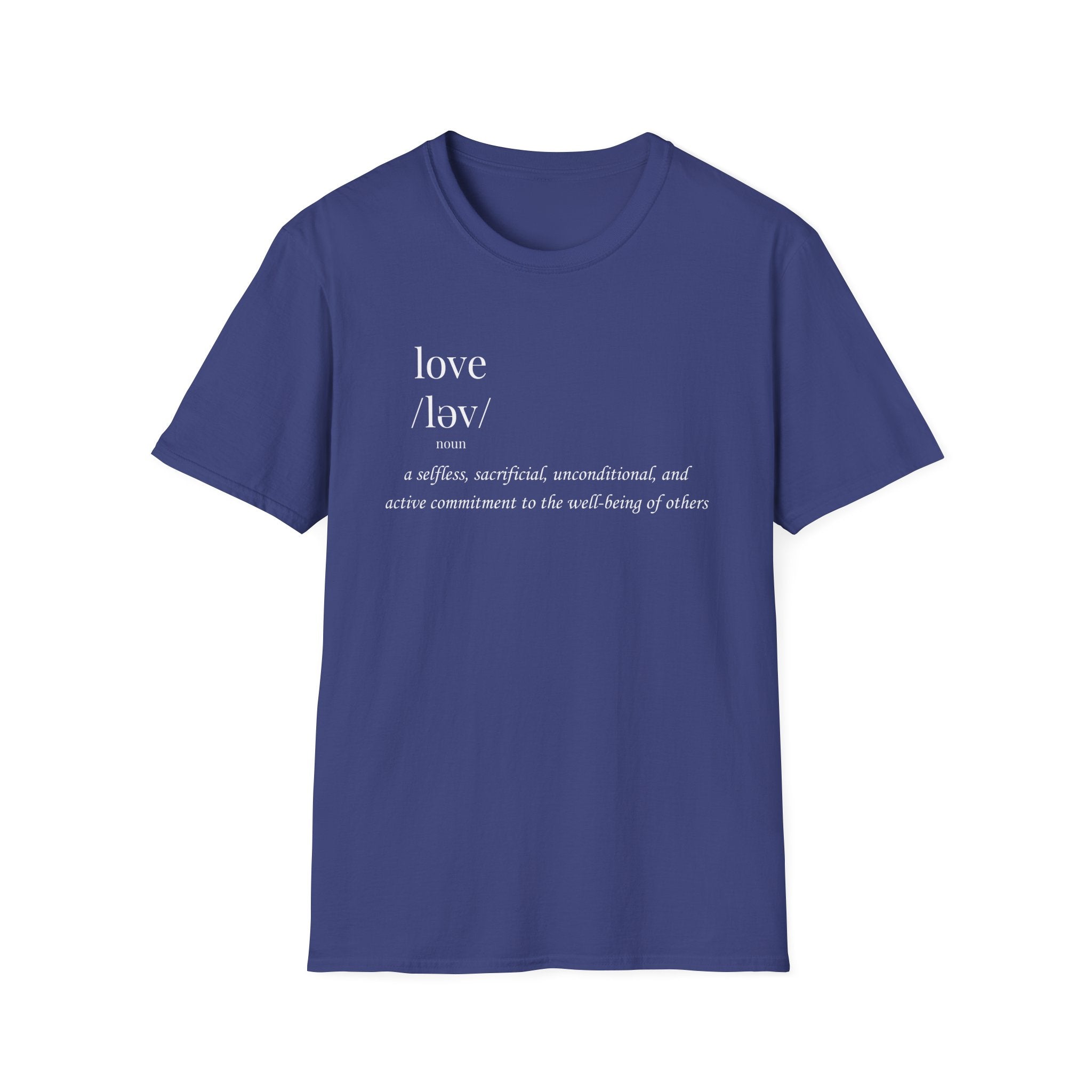 Love Definition T-Shirt | Meaningful Minimalist Graphic Tee