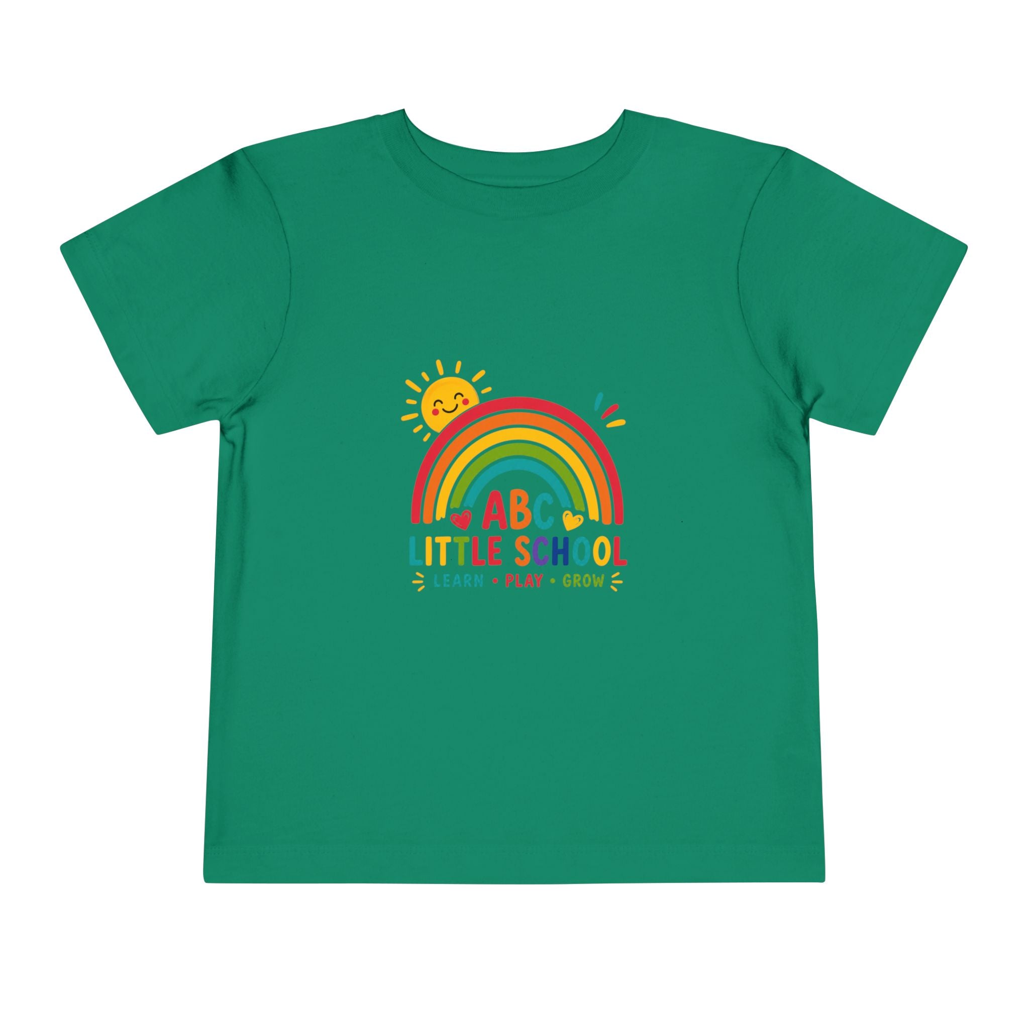 Toddler Tee — ABC Little School Rainbow Playtime Shirt