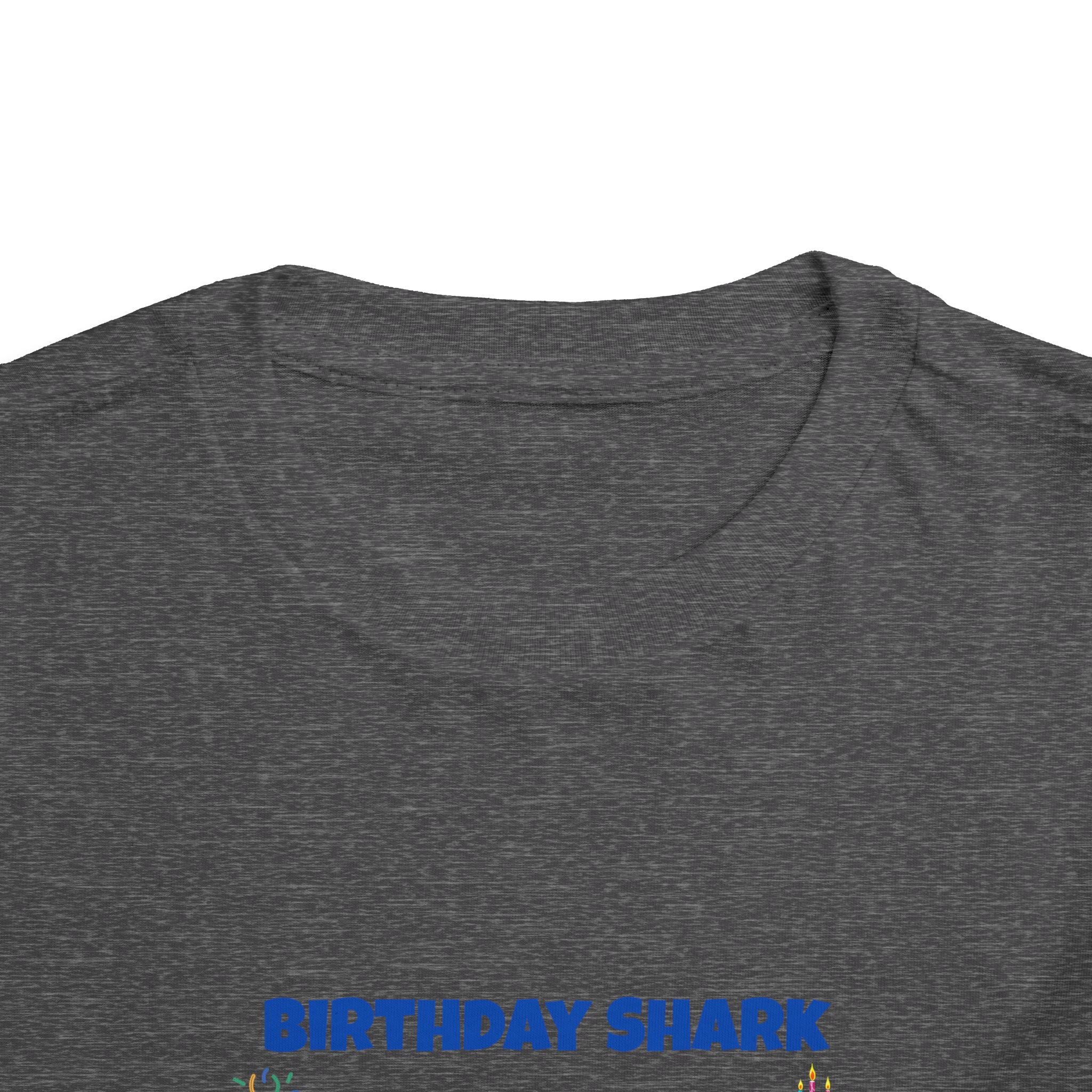Personalized Birthday Shark TShirt for Kids  Custom Name and Age  Cute Ocean Theme Toddler Tee