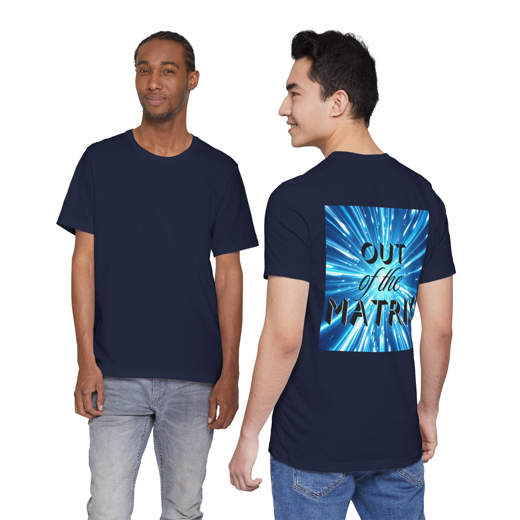 Out of the Matrix – Futuristic Graphic Statement T-Shirt