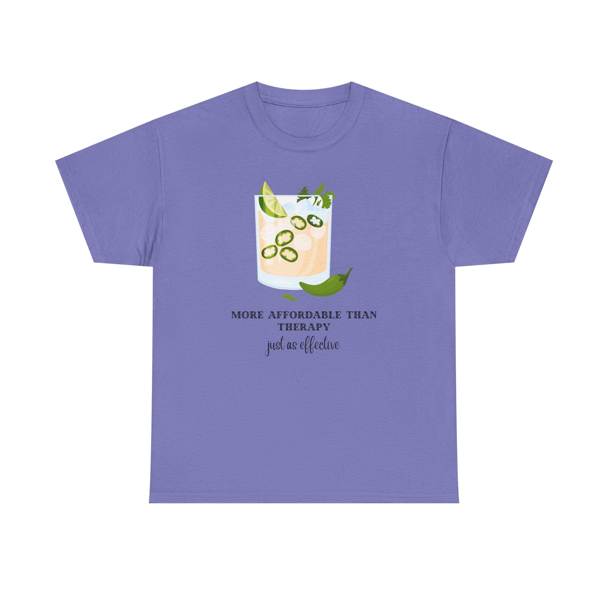 Funny Margarita Tee | More Affordable Than Therapy Just as Effective | Unisex Cotton Shirt