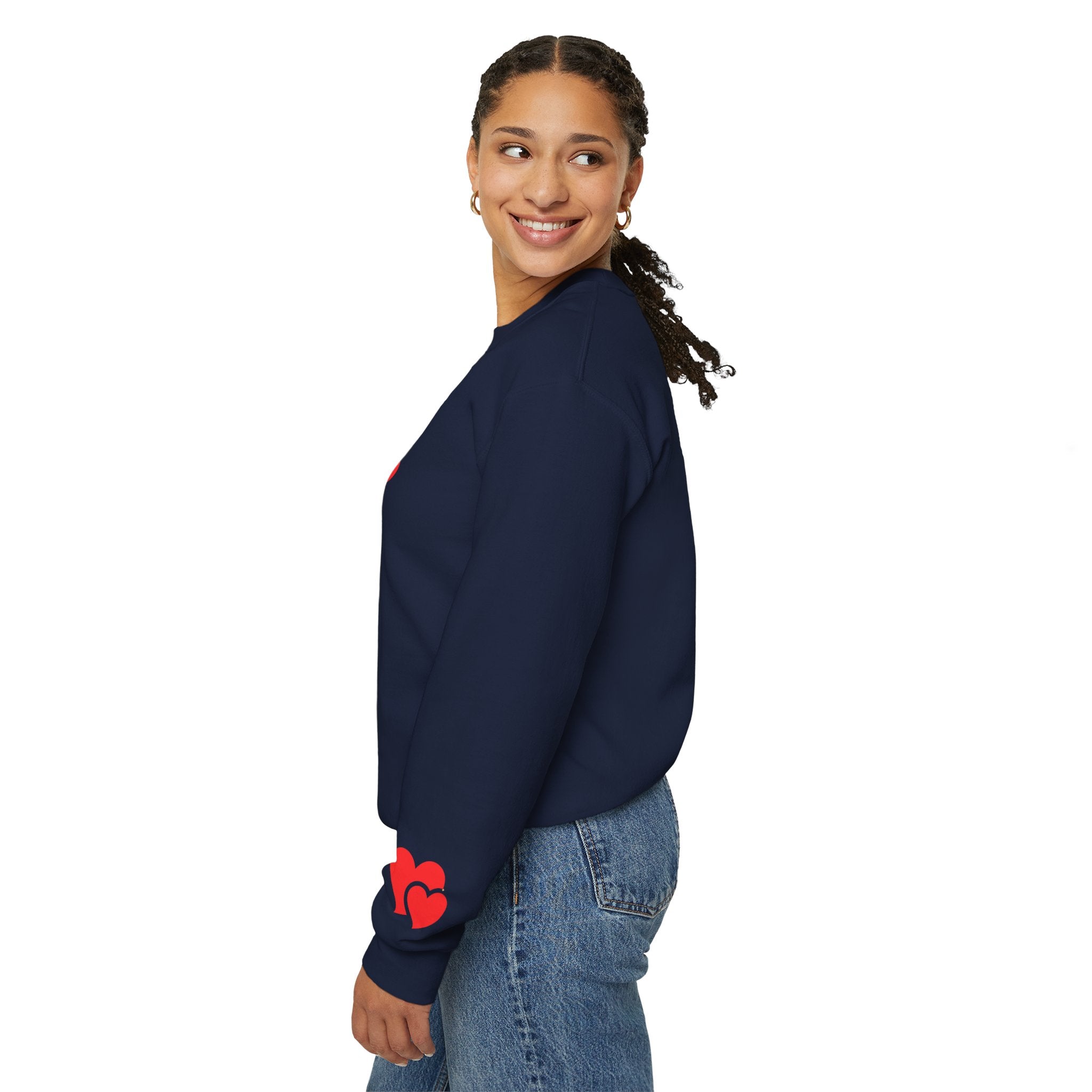 Minimal Heart Valentine Sweatshirt | Cozy Romantic Pullover