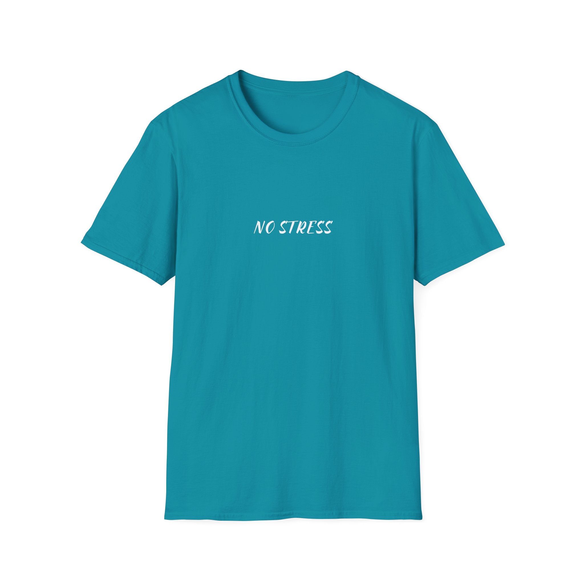 No Stress Tee | Minimalist Quote Shirt | Casual Everyday Graphic T-Shirt