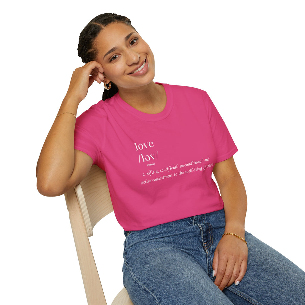 Love Definition T-Shirt | Meaningful Minimalist Graphic Tee