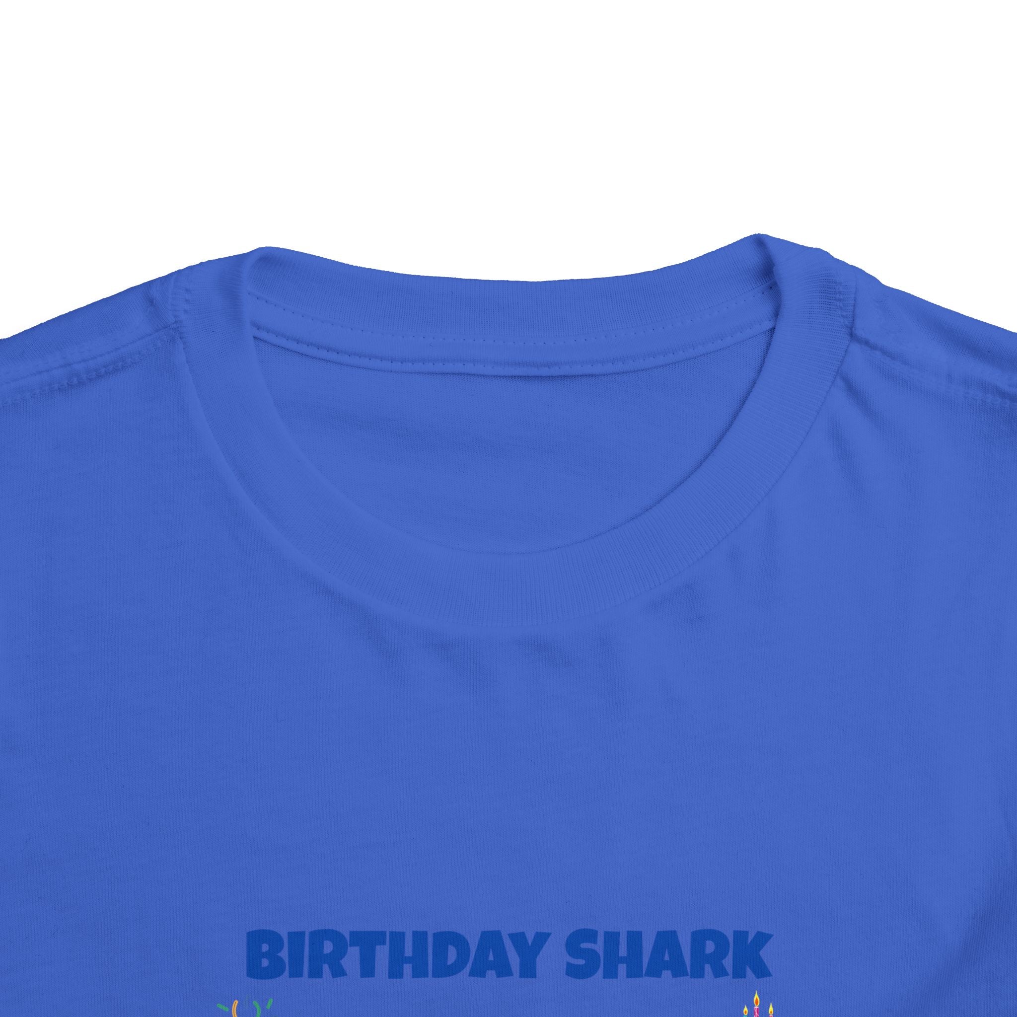Personalized Birthday Shark TShirt for Kids  Custom Name and Age  Cute Ocean Theme Toddler Tee