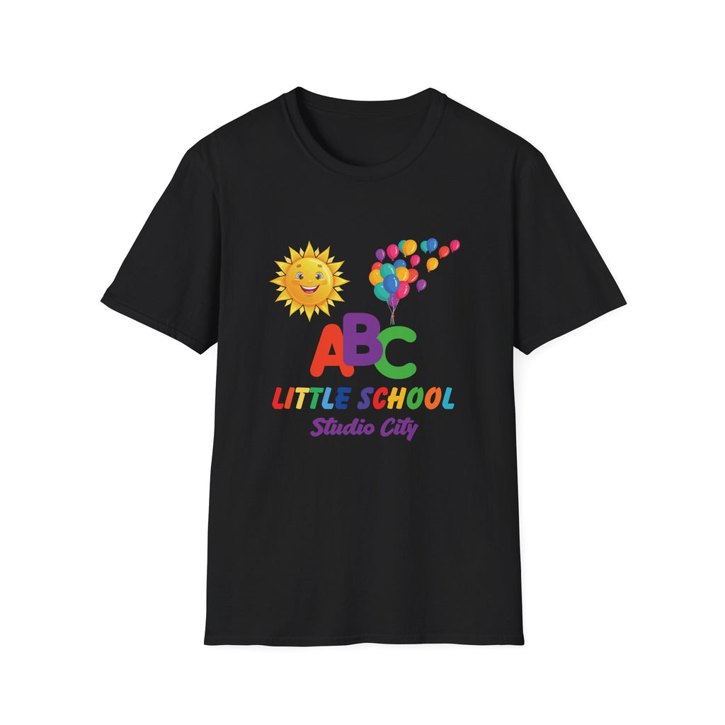 Kids ABC T-Shirt — Little School Sun & Balloons Preschool Tee