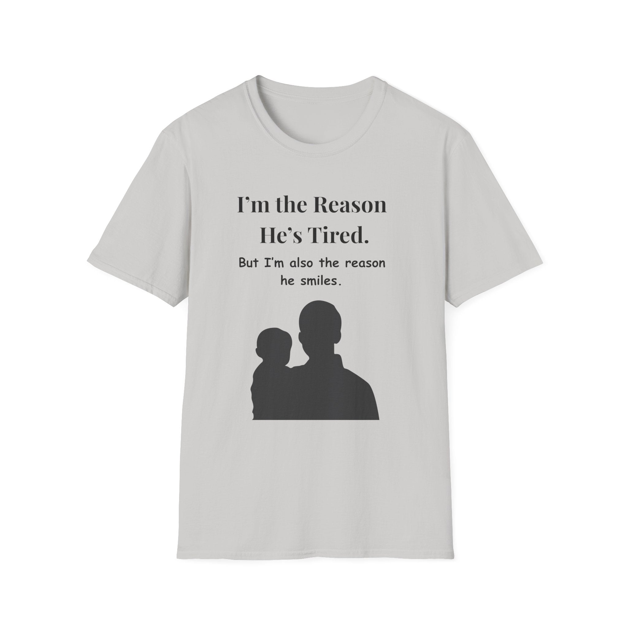 Funny Fathers Day Shirt  Im the Reason Hes Tired Gift from Kids