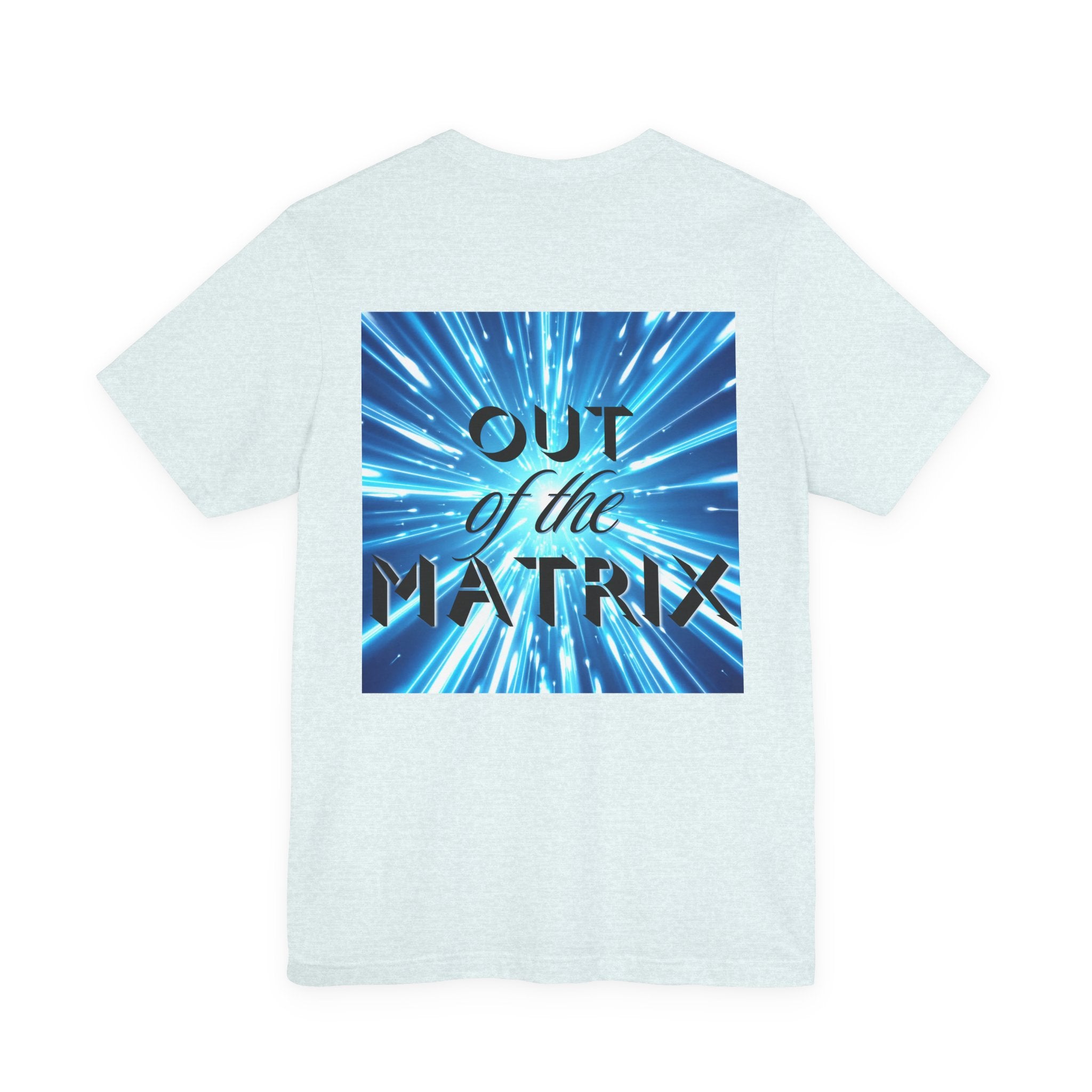 Out of the Matrix – Futuristic Graphic Statement T-Shirt